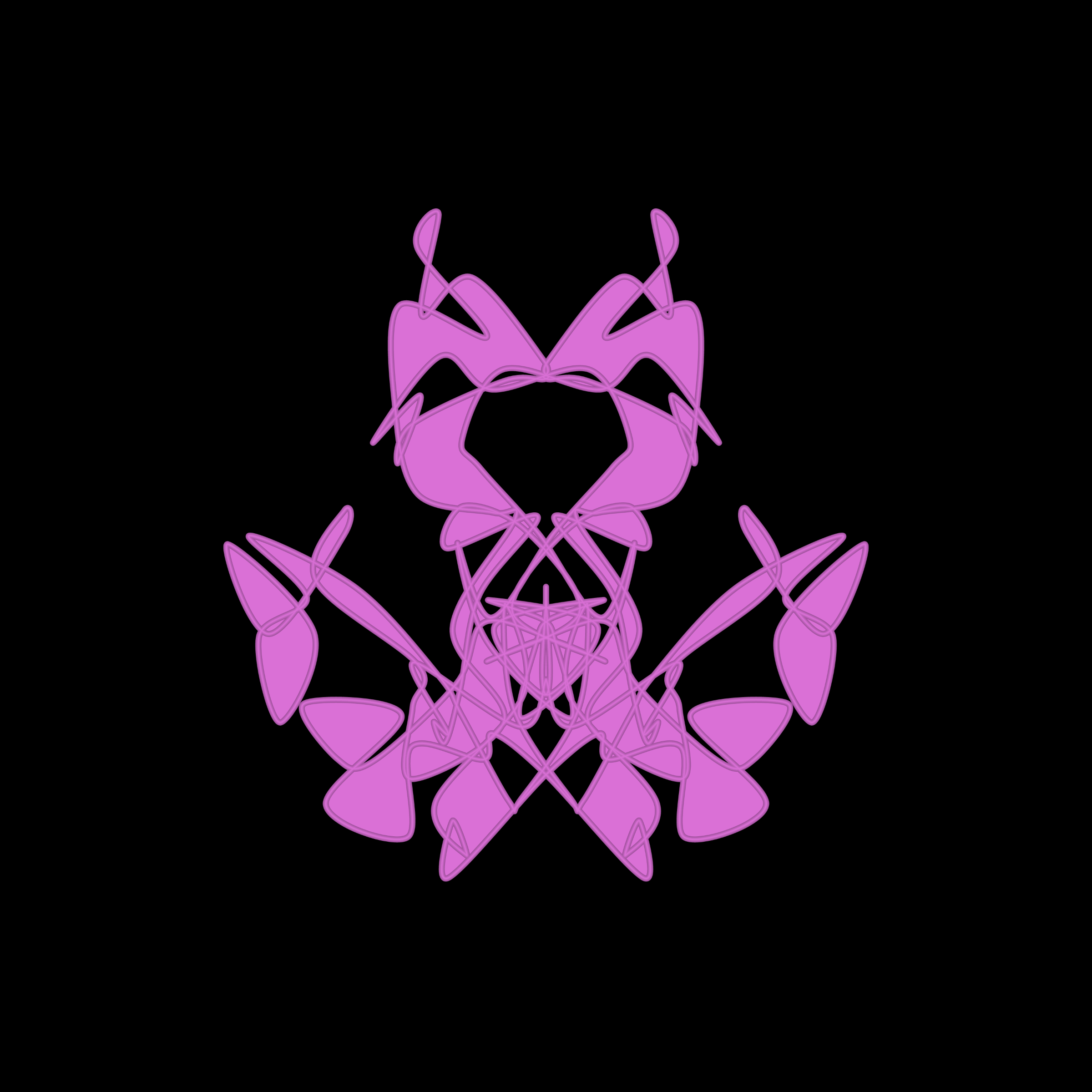 Art Blocks - Art Blocks v2 - Cryptoblots #61 - NFT # 3000061