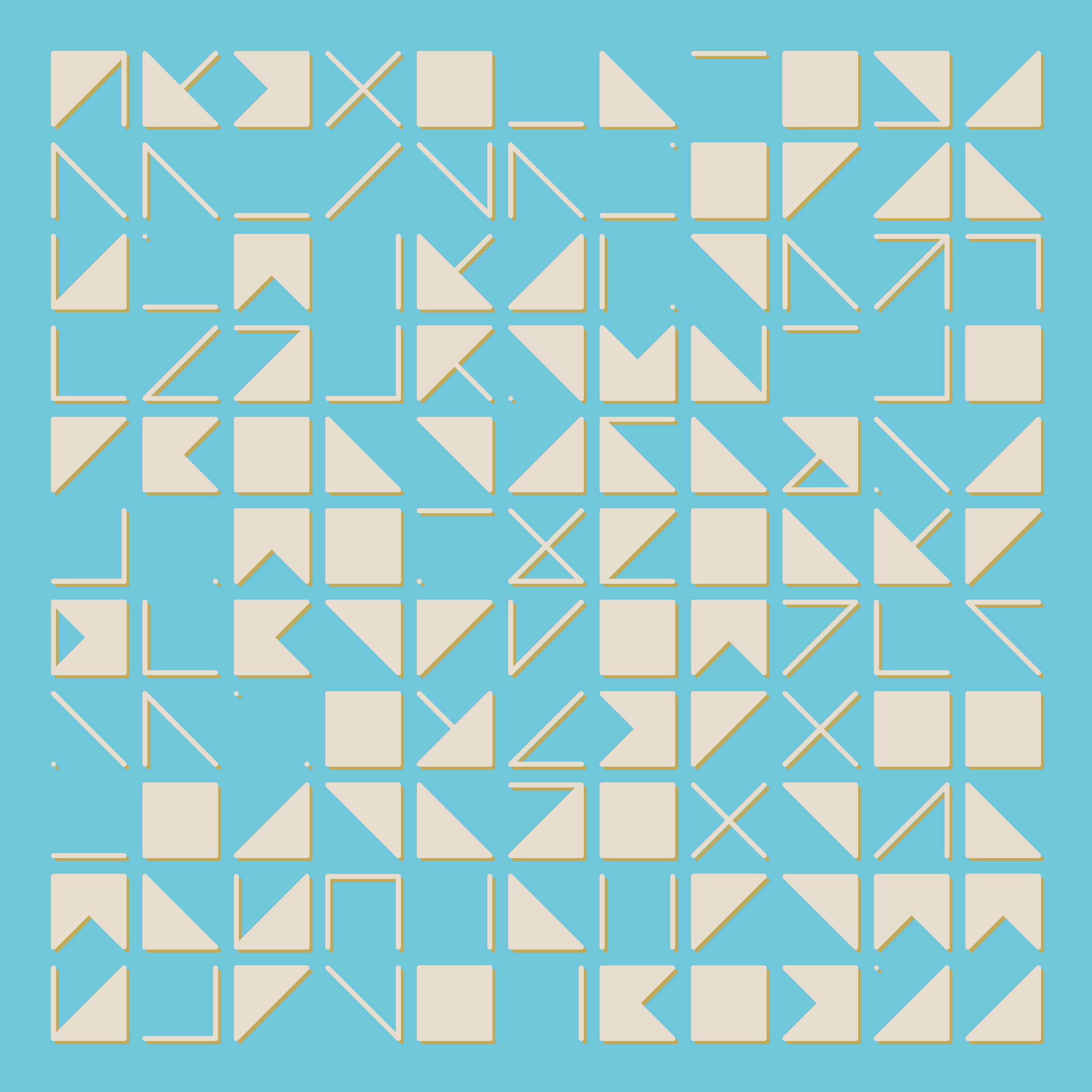 Art Blocks - Art Blocks v2 - Hieroglyphs #611 - NFT # 30000611