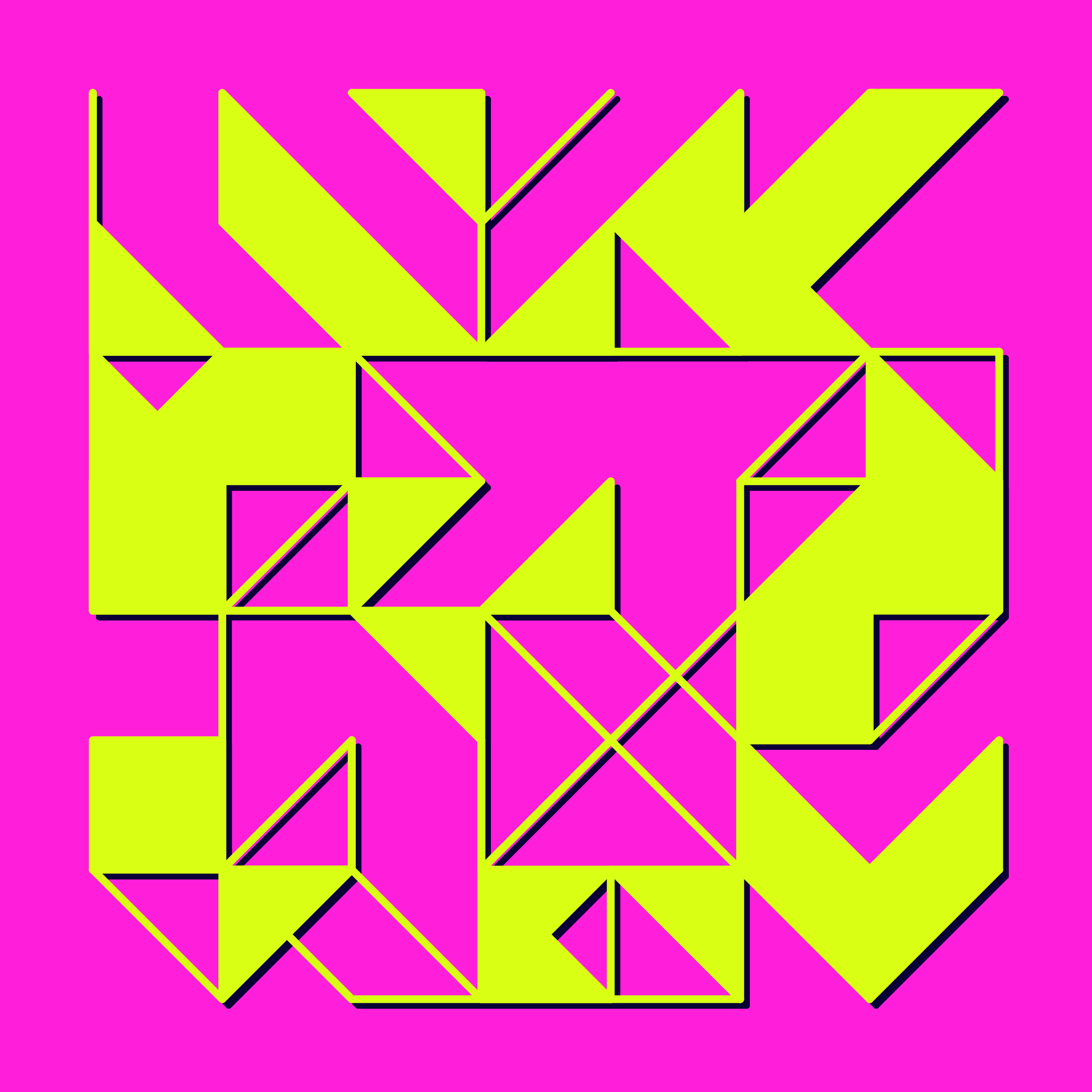 Art Blocks - Art Blocks v2 - Hieroglyphs #642 - NFT # 30000642