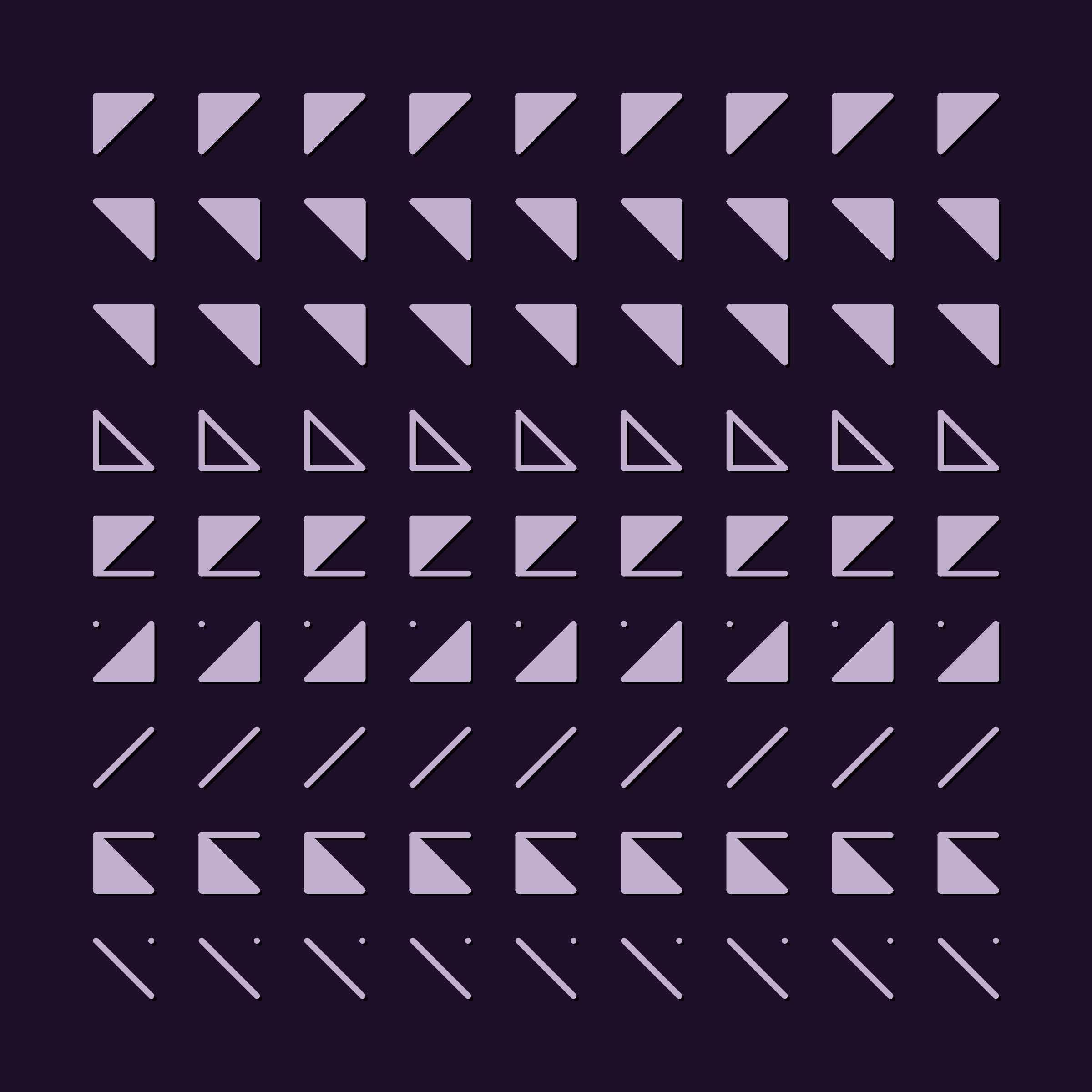 Art Blocks - Art Blocks v2 - Hieroglyphs #645 - NFT # 30000645