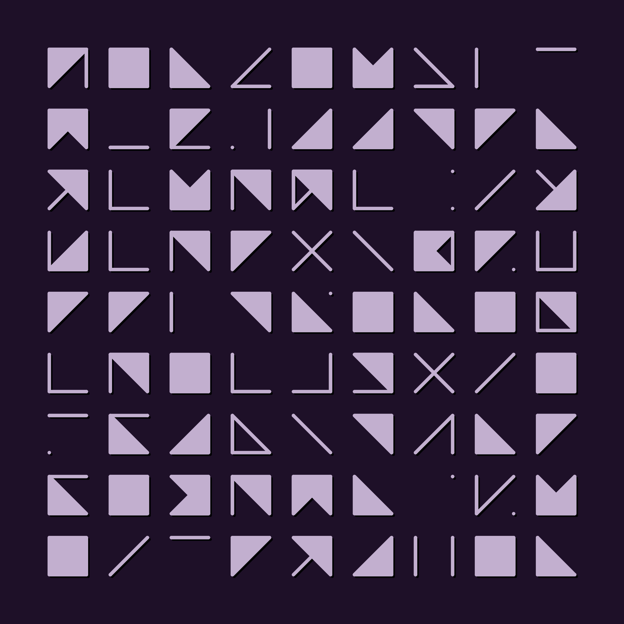 Art Blocks - Art Blocks v2 - Hieroglyphs #659 - NFT # 30000659