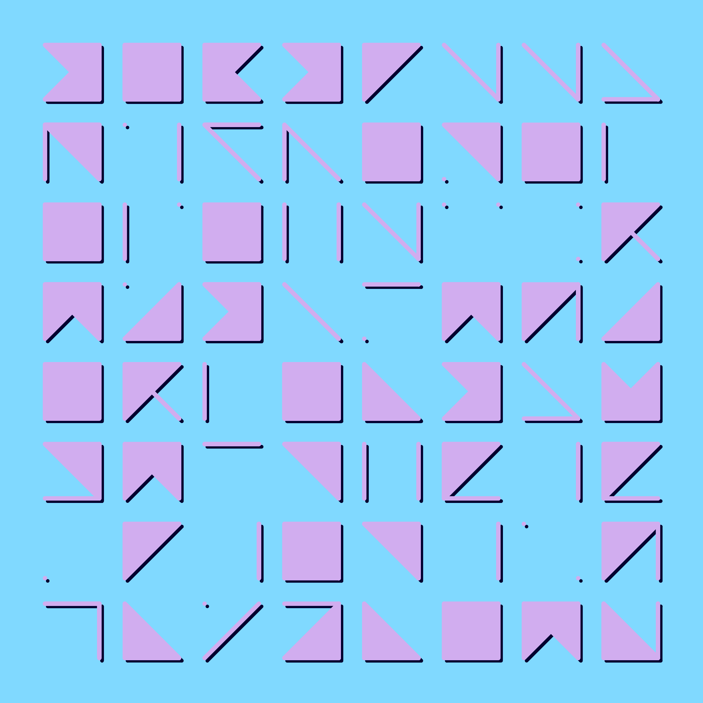 Art Blocks - Art Blocks v2 - Hieroglyphs #663 - NFT # 30000663