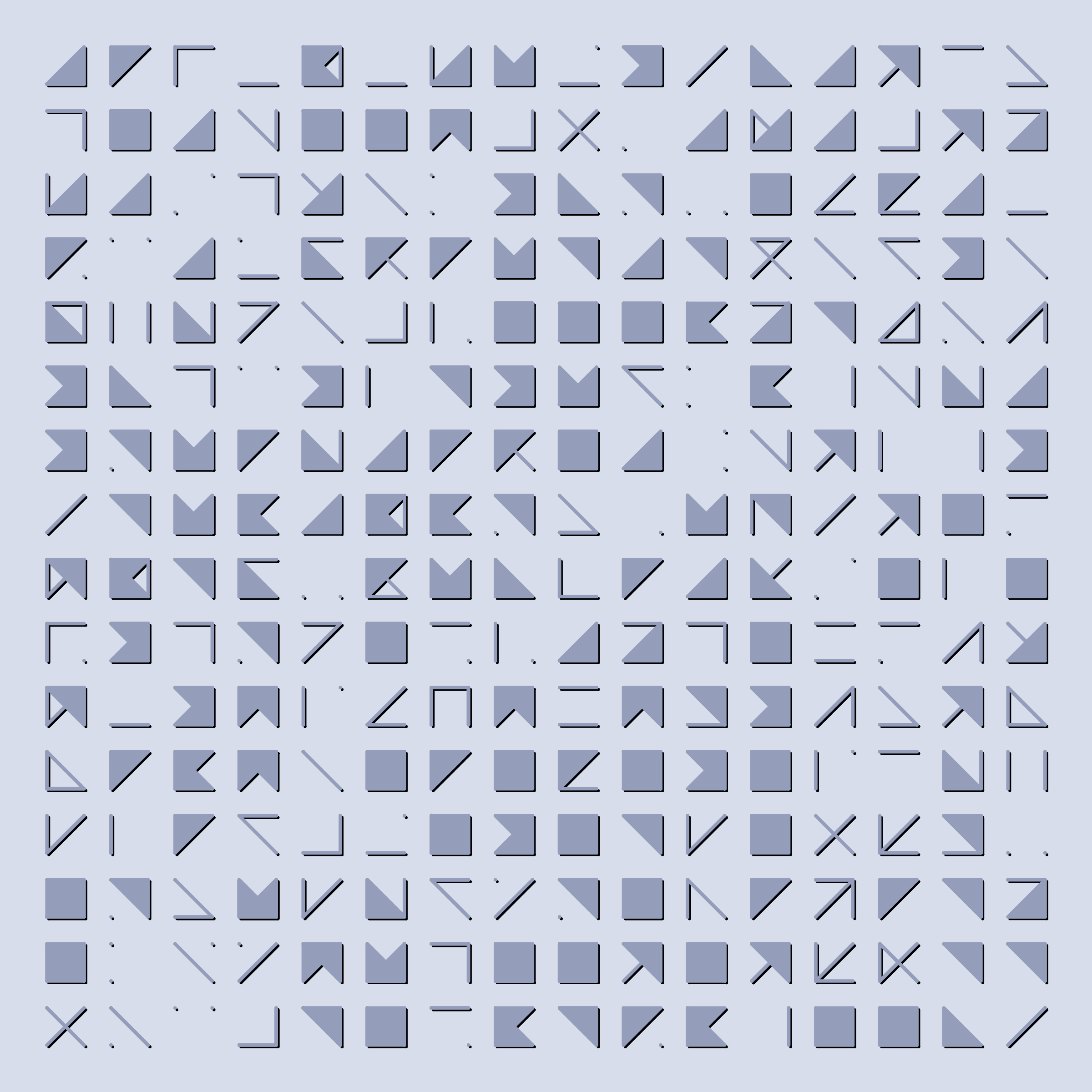 Art Blocks - Art Blocks v2 - Hieroglyphs #675 - NFT # 30000675