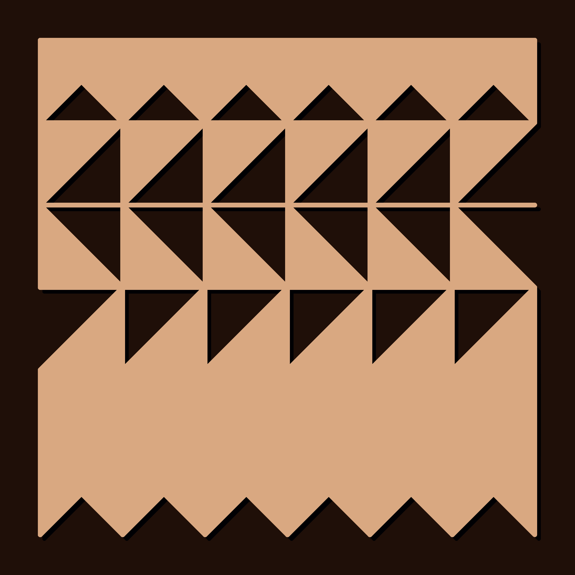 Art Blocks - Art Blocks v2 - Hieroglyphs #677 - NFT # 30000677