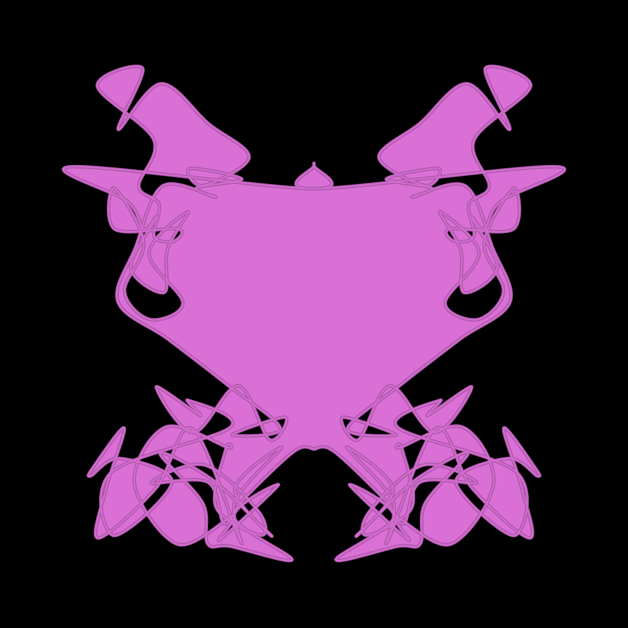 Art Blocks - Art Blocks v2 - Cryptoblots #68 - NFT # 3000068