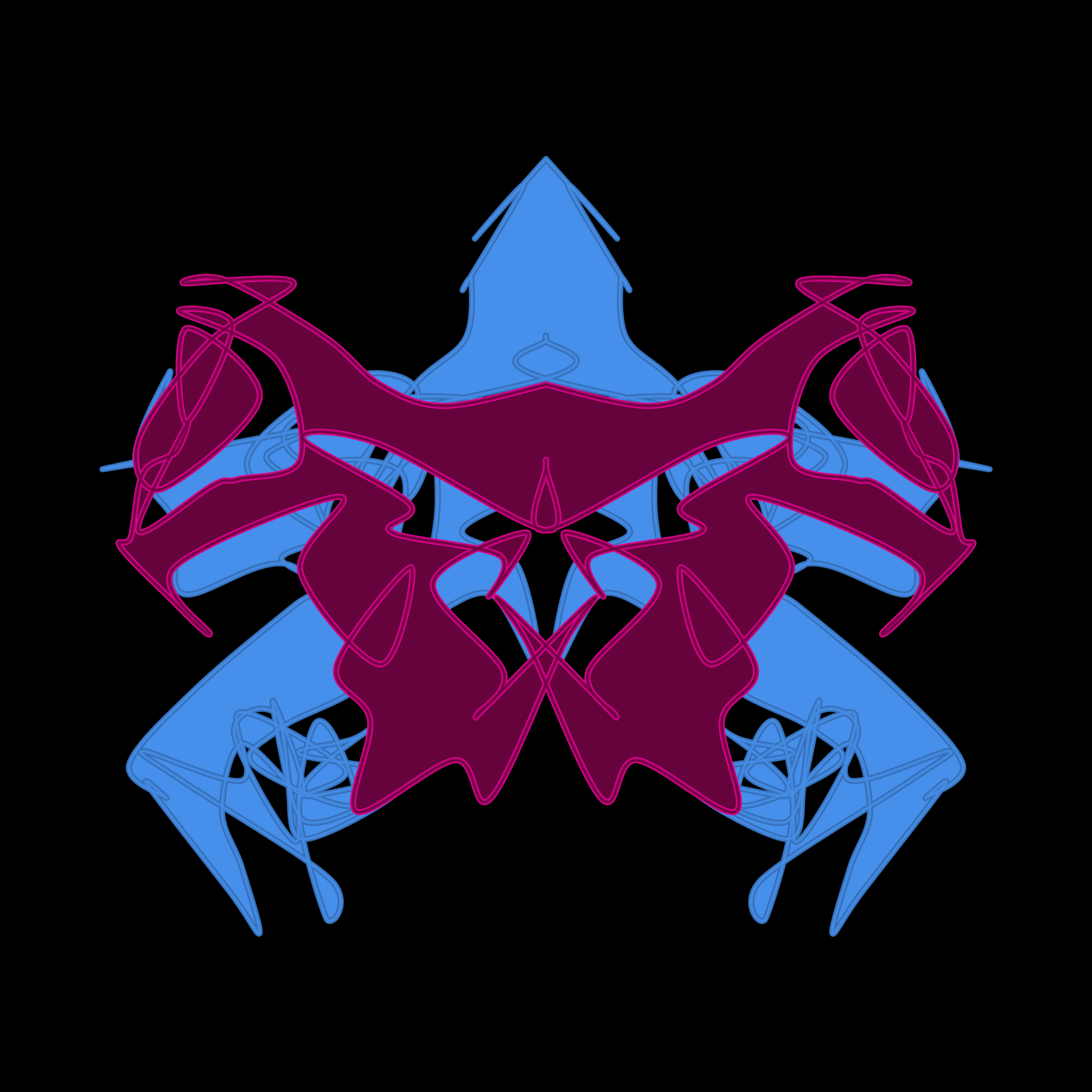 Art Blocks - Art Blocks v2 - Cryptoblots #69 - NFT # 3000069