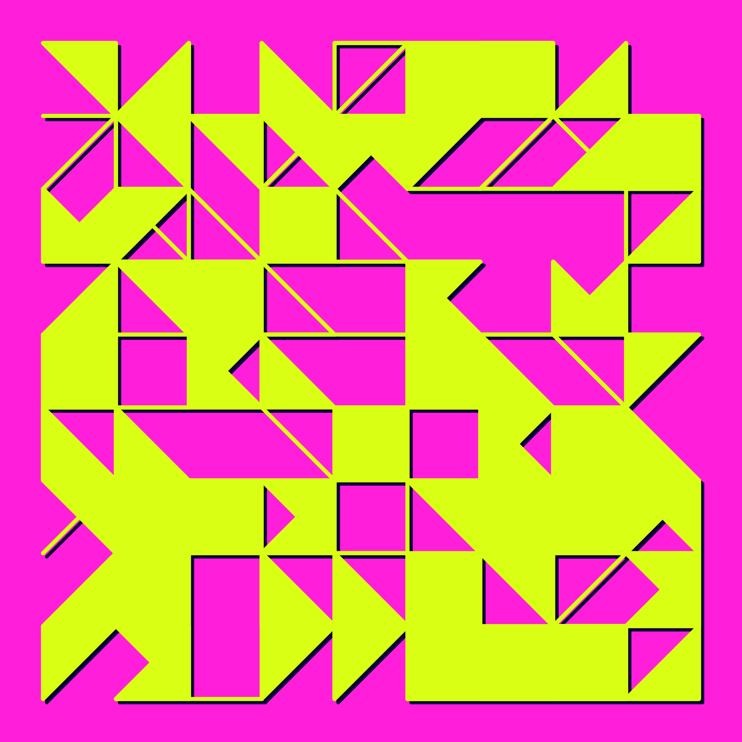 Art Blocks - Art Blocks v2 - Hieroglyphs #691 - NFT # 30000691