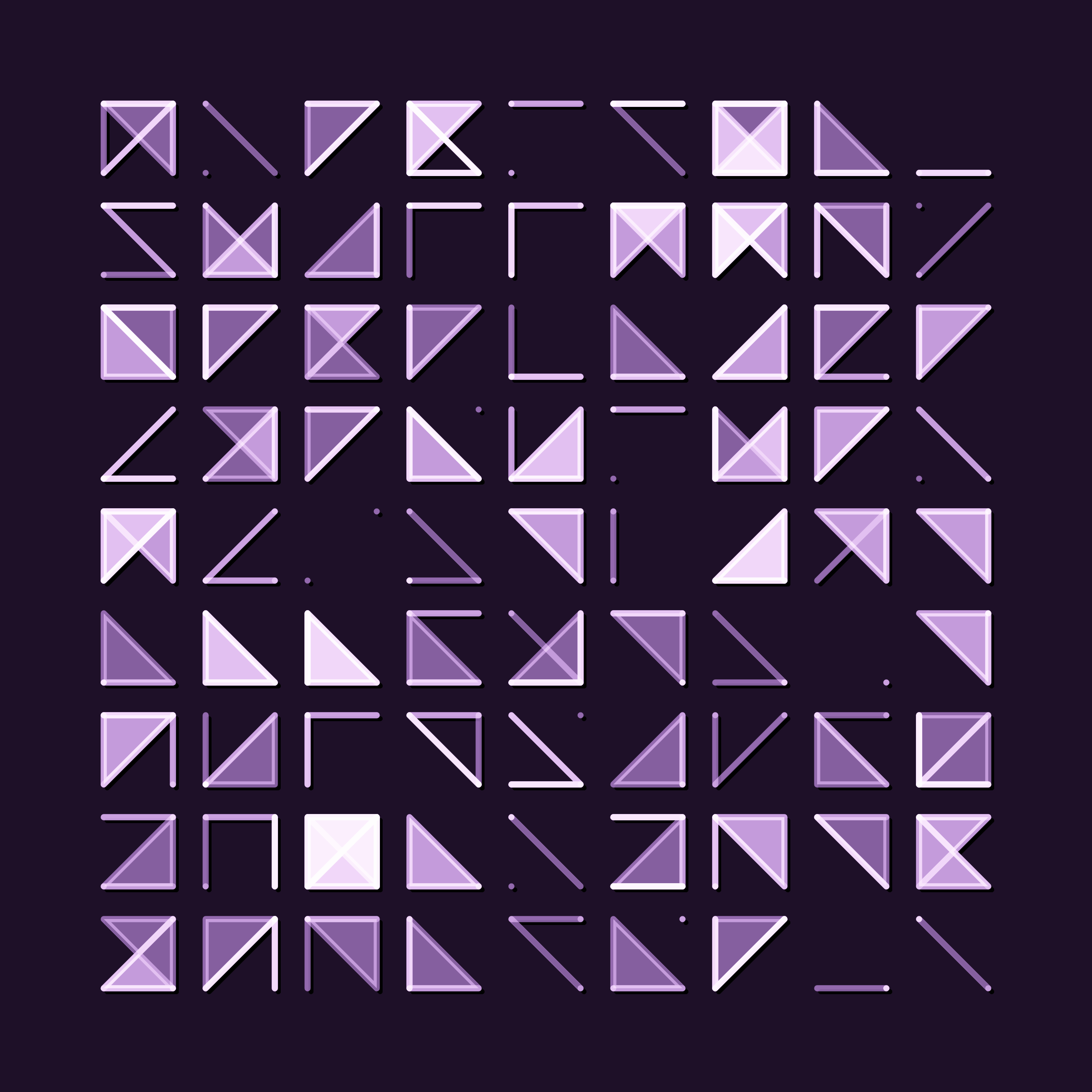 Art Blocks - Art Blocks v2 - Hieroglyphs #693 - NFT # 30000693