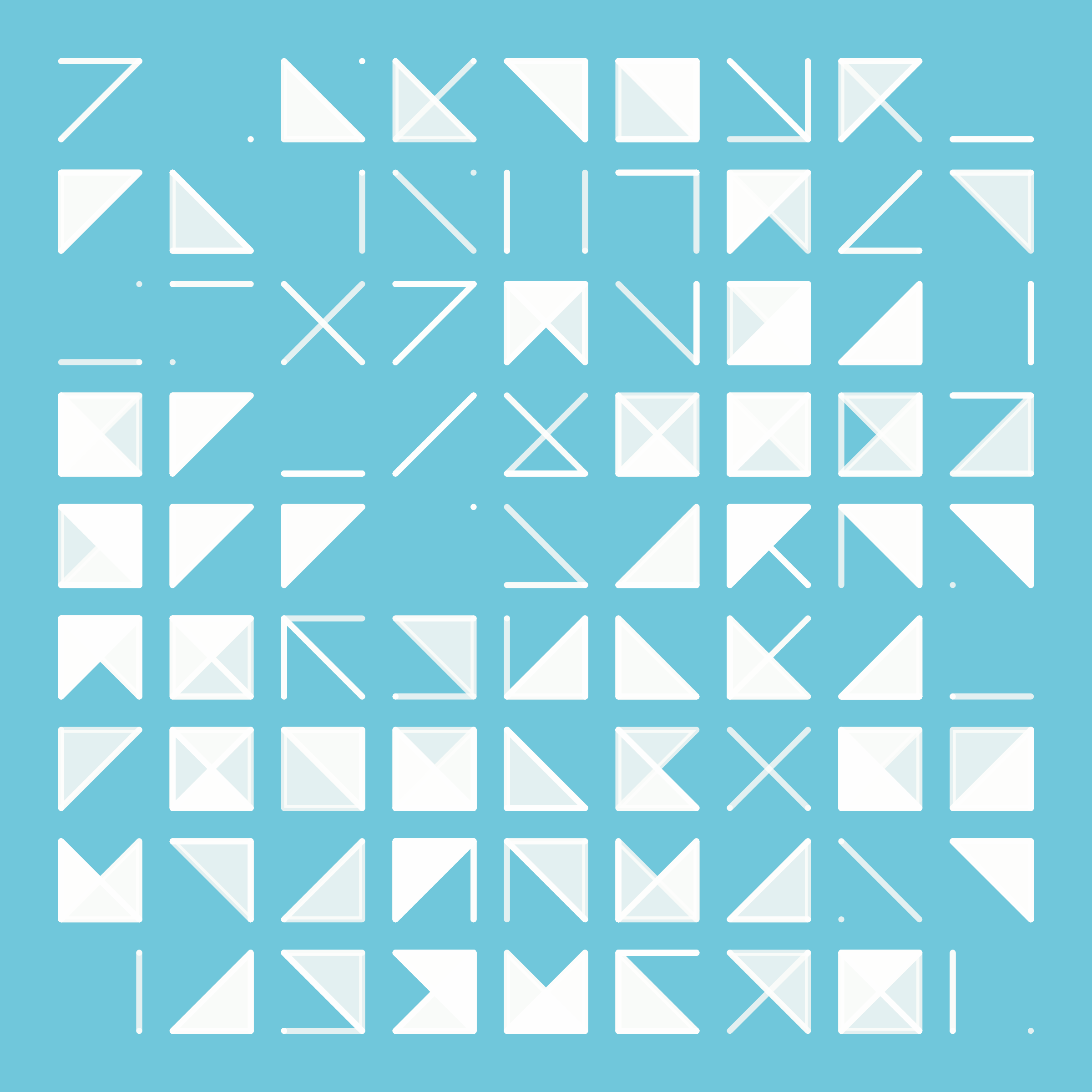 Art Blocks - Art Blocks v2 - Hieroglyphs #703 - NFT # 30000703