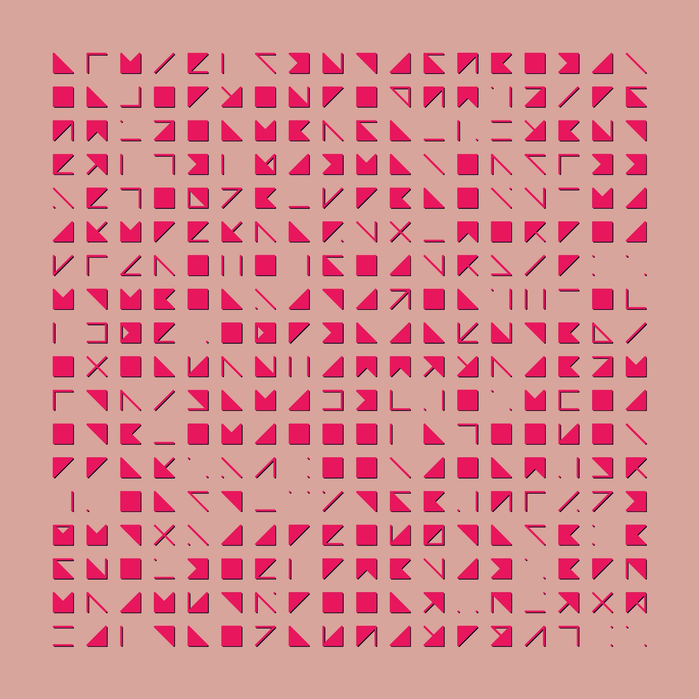 Art Blocks - Art Blocks v2 - Hieroglyphs #707 - NFT # 30000707