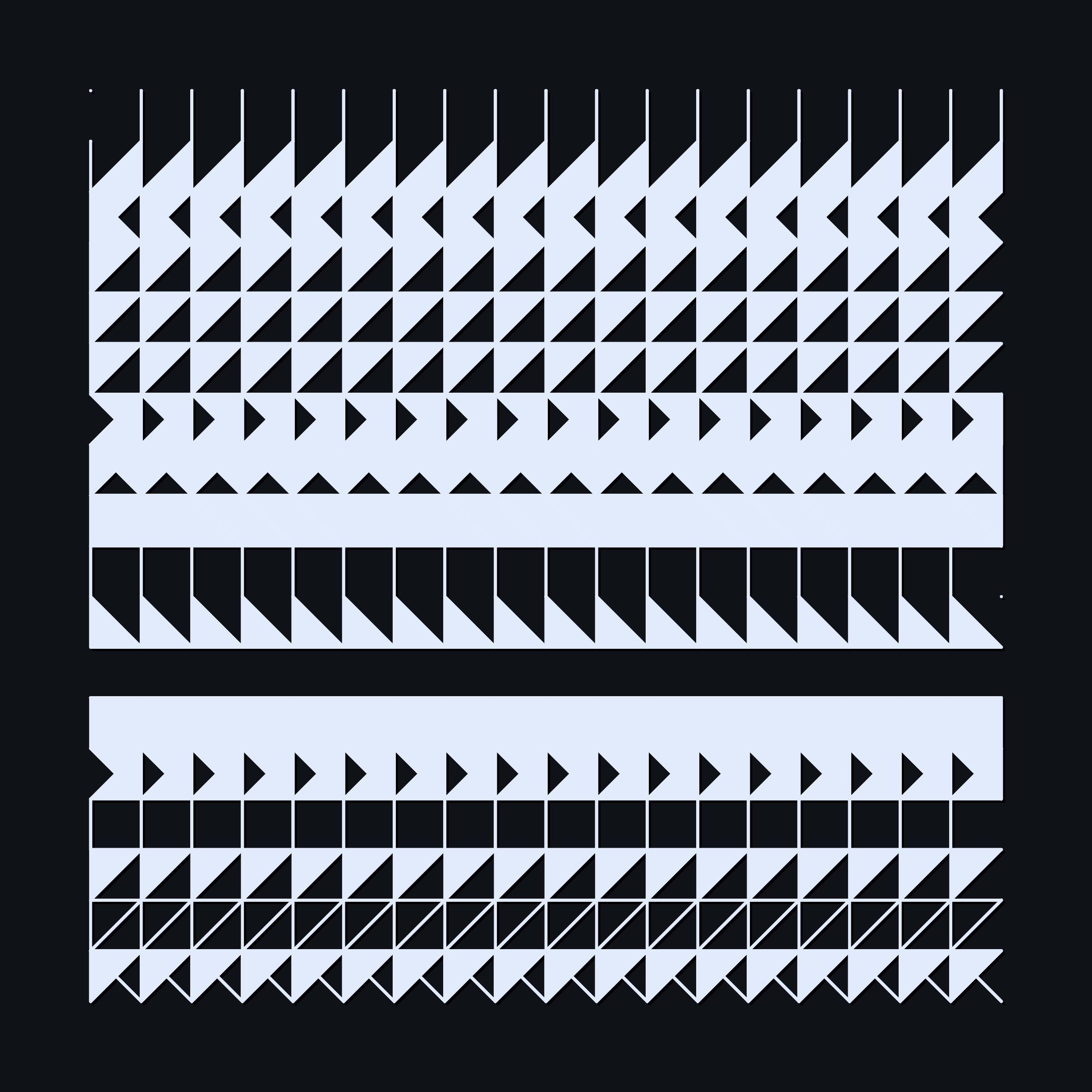 Art Blocks - Art Blocks v2 - Hieroglyphs #711 - NFT # 30000711