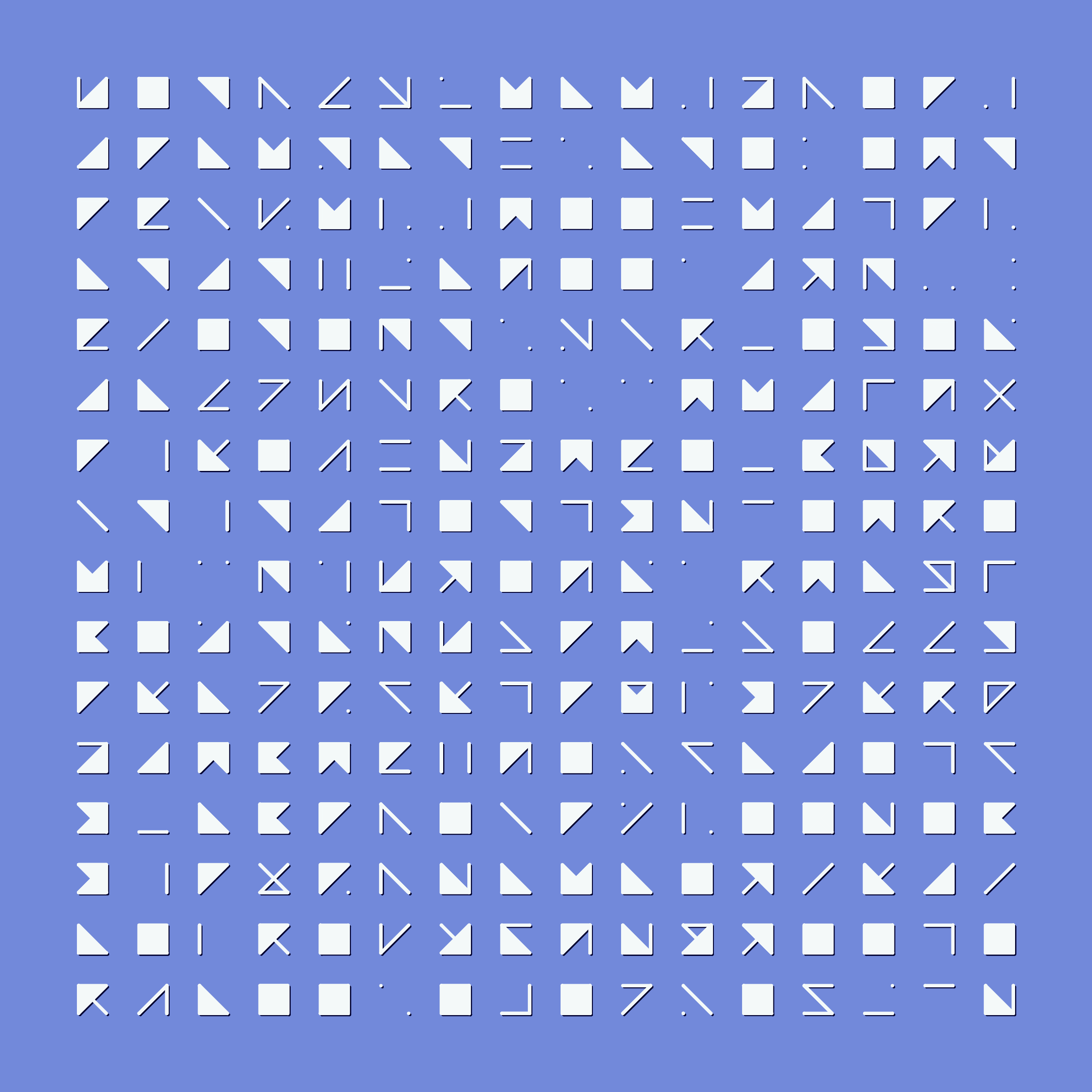 Art Blocks - Art Blocks v2 - Hieroglyphs #730 - NFT # 30000730