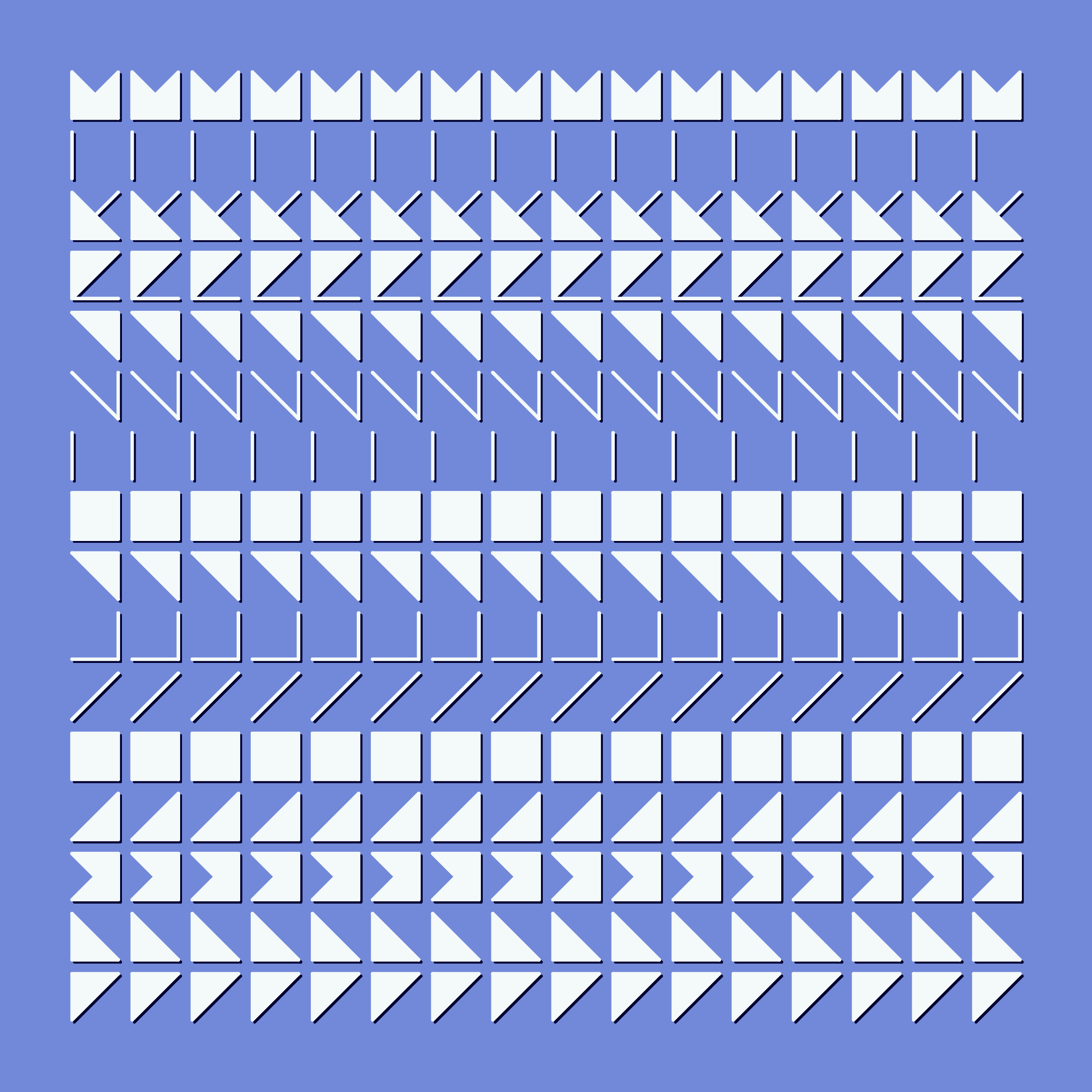 Art Blocks - Art Blocks v2 - Hieroglyphs #752 - NFT # 30000752