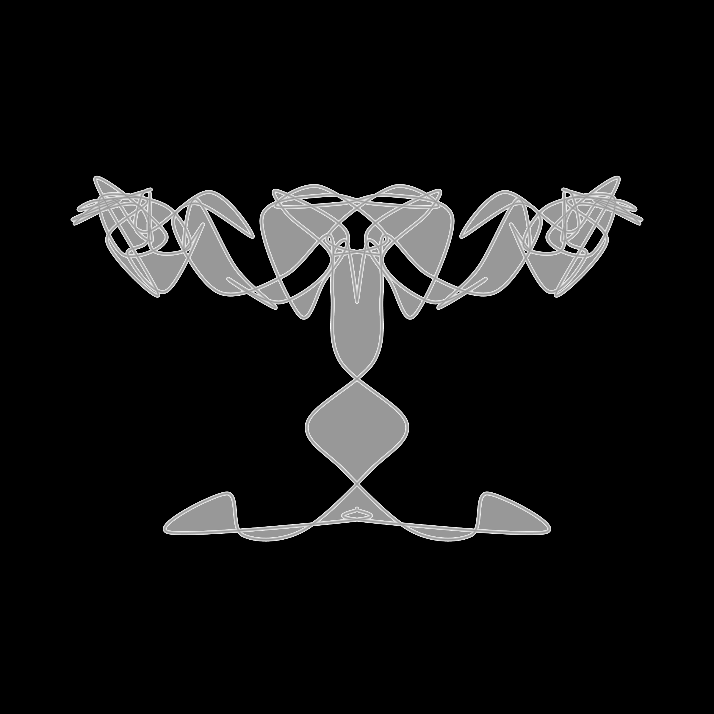 Art Blocks - Art Blocks v2 - Cryptoblots #76 - NFT # 3000076