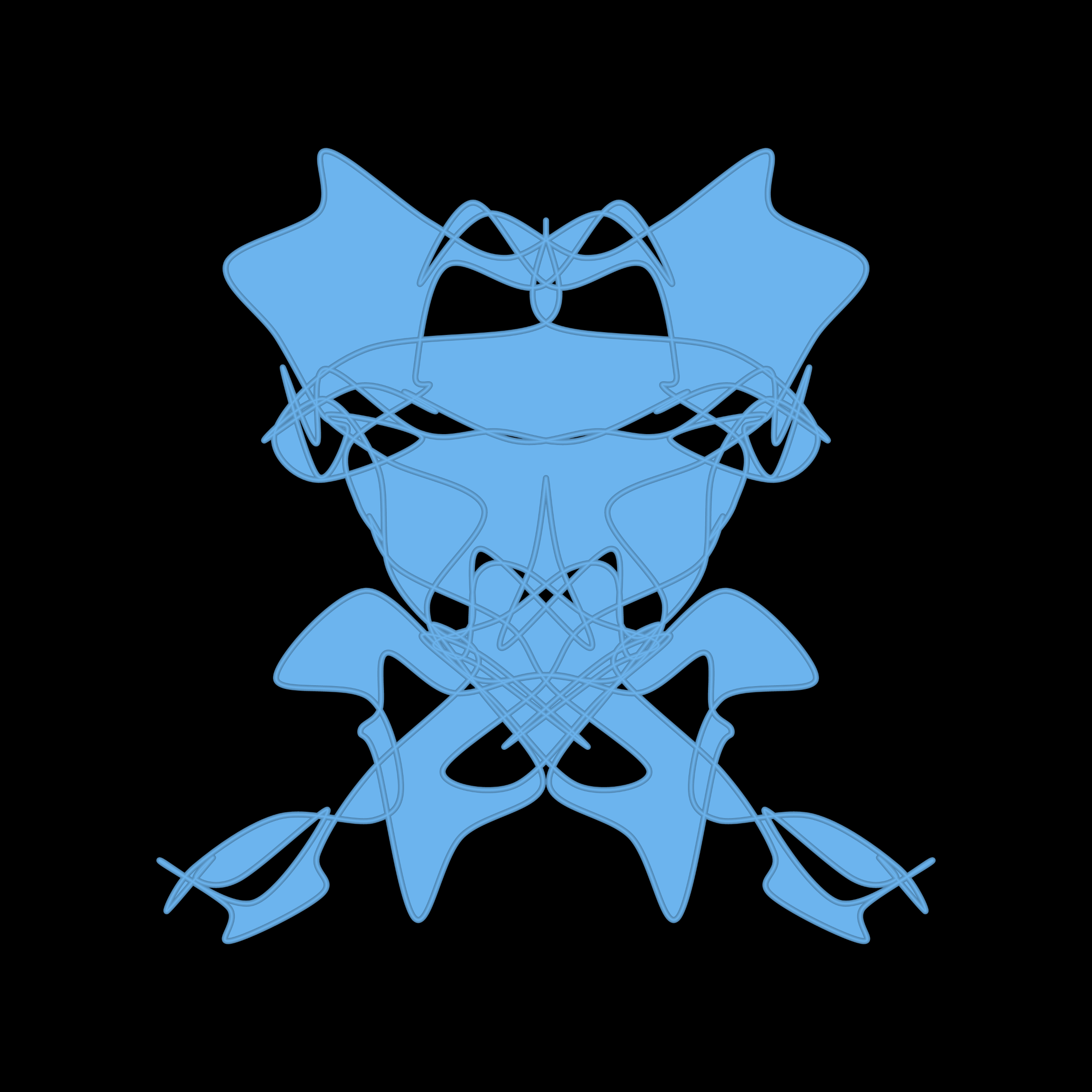 Art Blocks - Art Blocks v2 - Cryptoblots #77 - NFT # 3000077