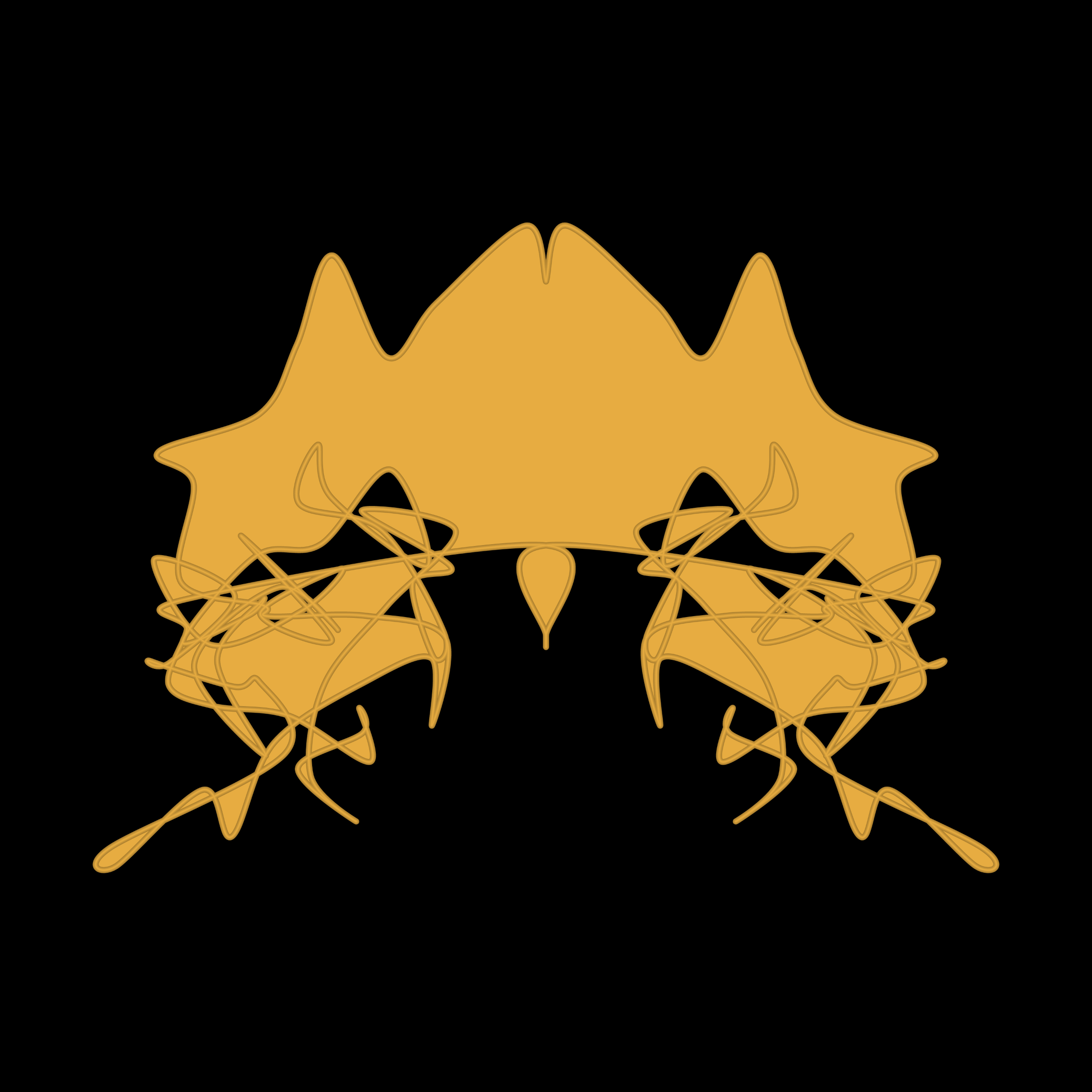 Art Blocks - Art Blocks v2 - Cryptoblots #78 - NFT # 3000078