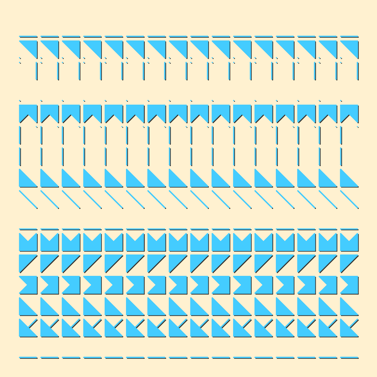 Art Blocks - Art Blocks v2 - Hieroglyphs #790 - NFT # 30000790