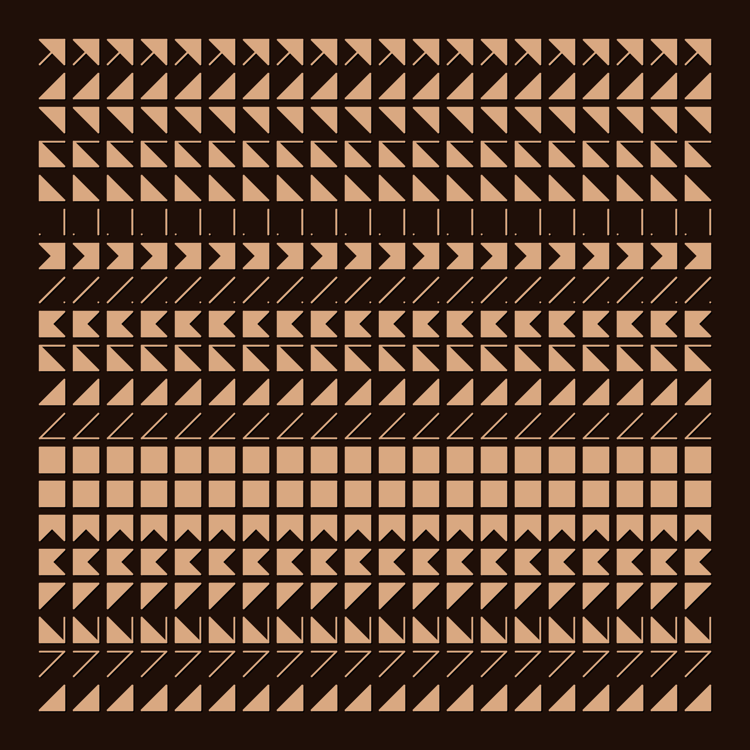 Art Blocks - Art Blocks v2 - Hieroglyphs #810 - NFT # 30000810