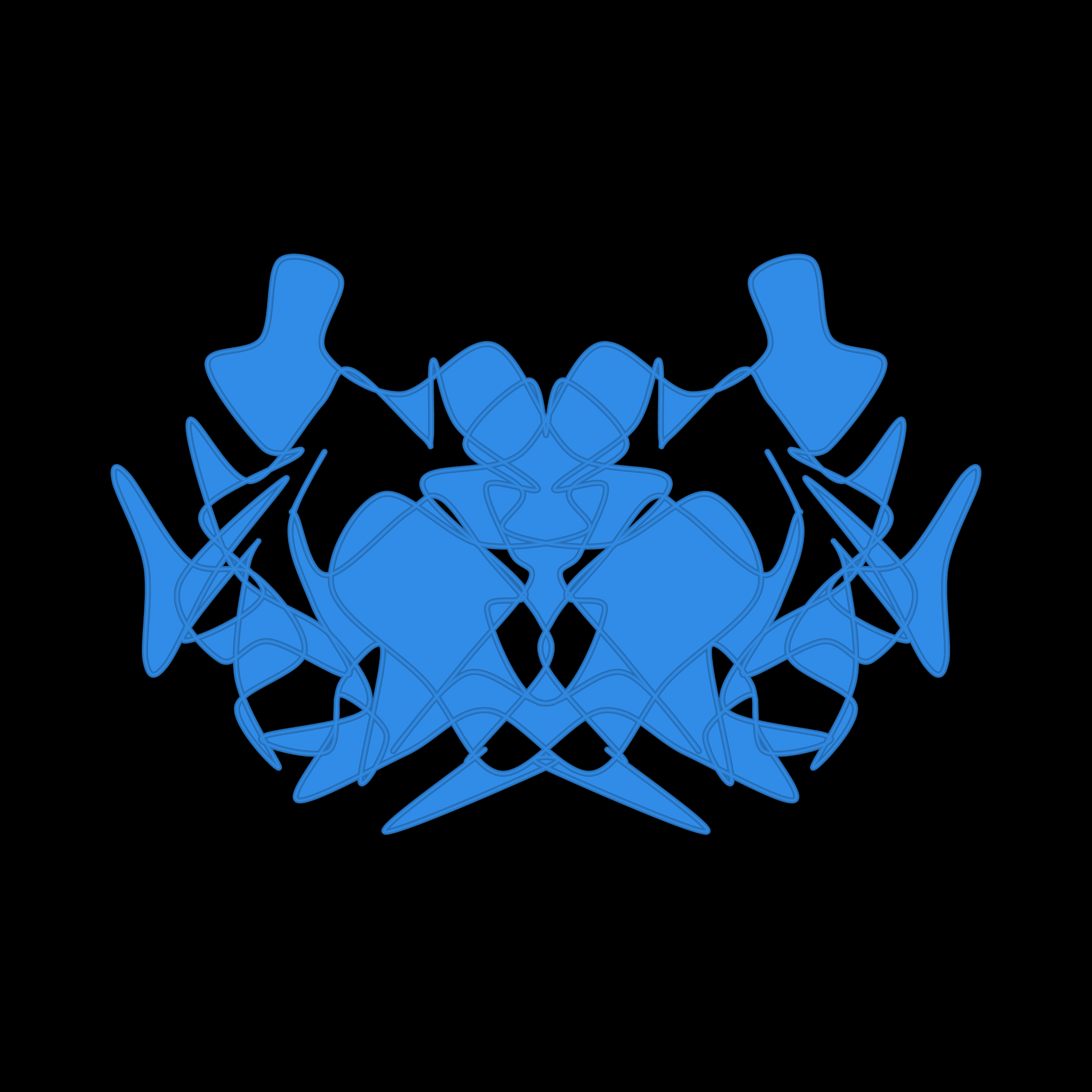 Art Blocks - Art Blocks v2 - Cryptoblots #82 - NFT # 3000082