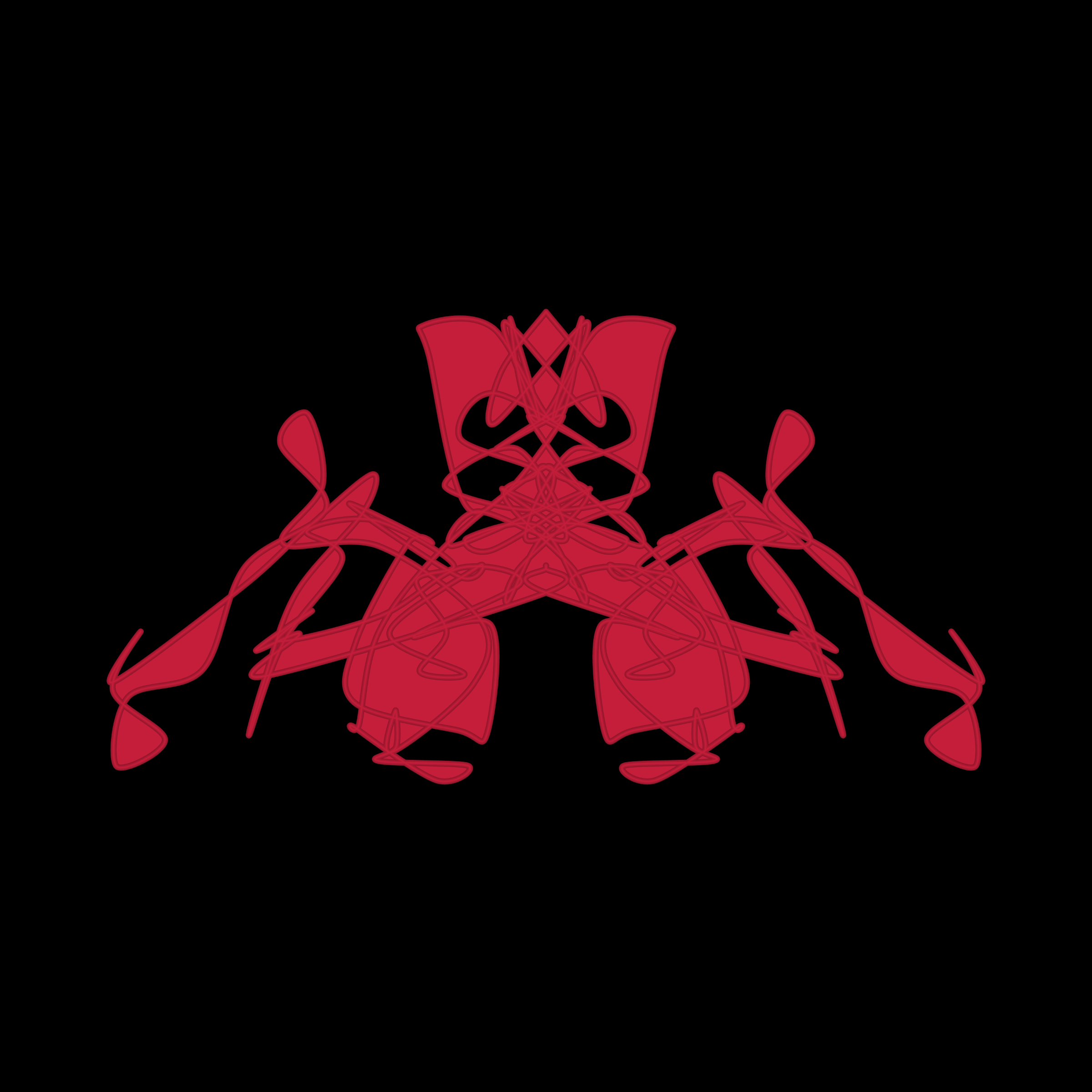 Art Blocks - Art Blocks v2 - Cryptoblots #86 - NFT # 3000086