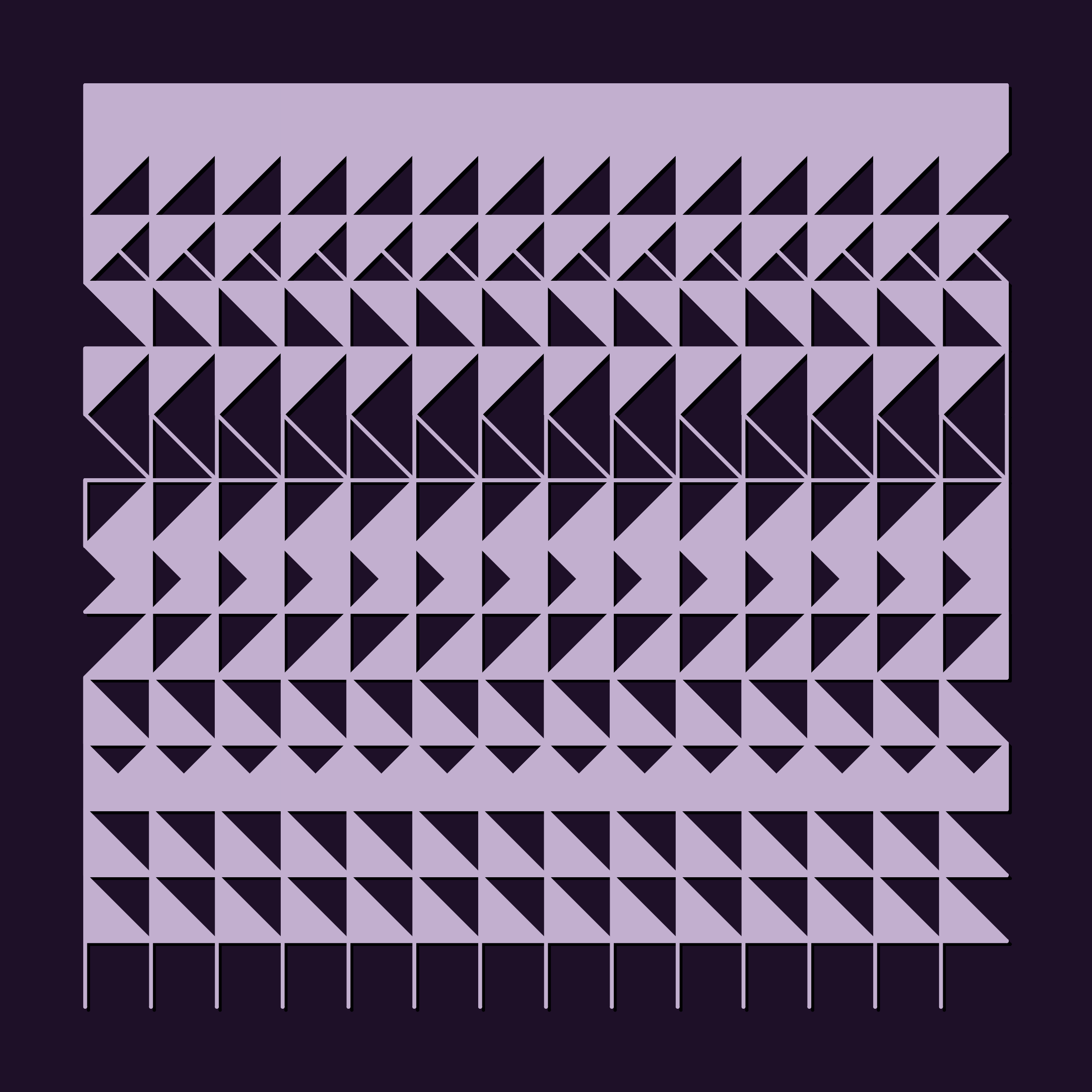 Art Blocks - Art Blocks v2 - Hieroglyphs #863 - NFT # 30000863