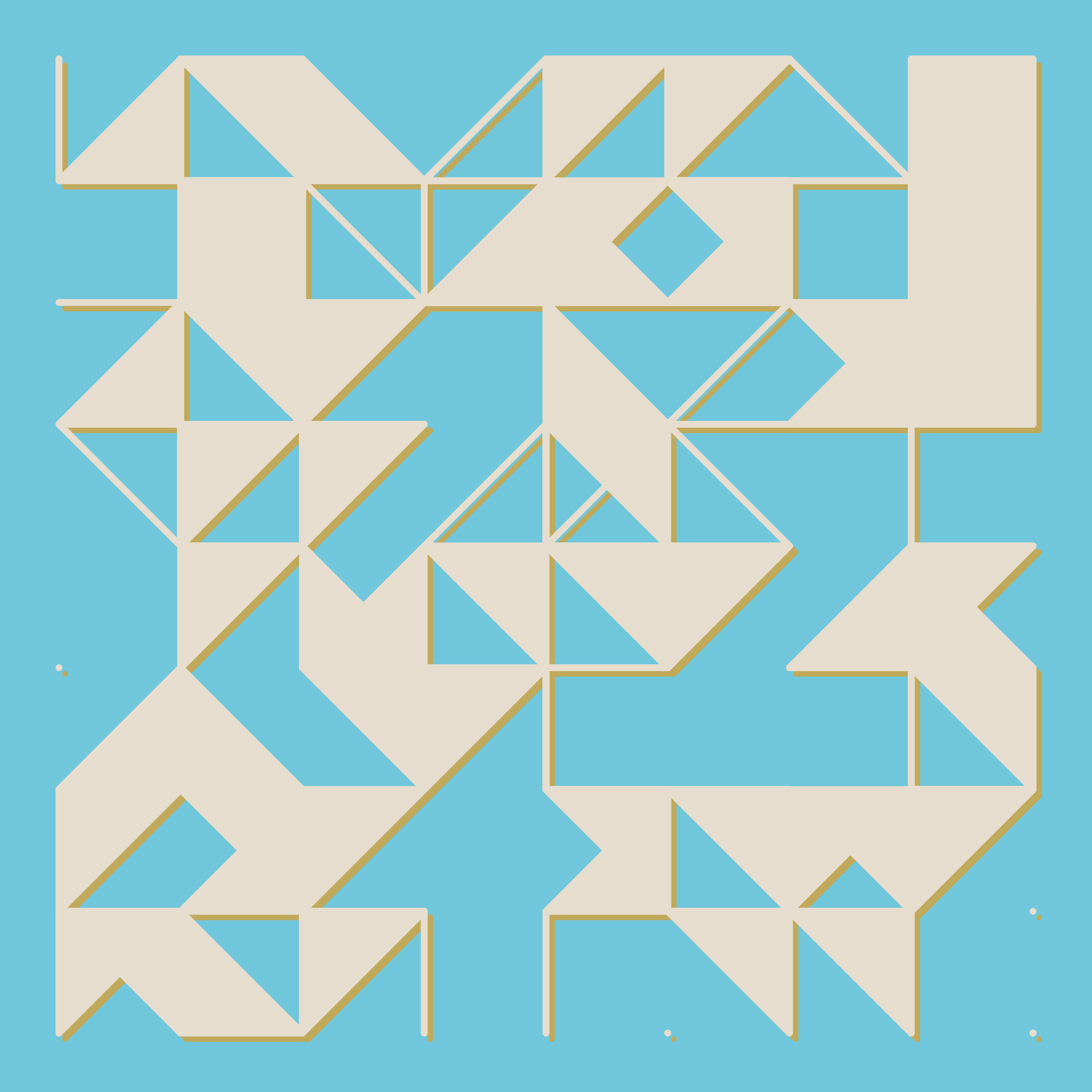 Art Blocks - Art Blocks v2 - Hieroglyphs #868 - NFT # 30000868