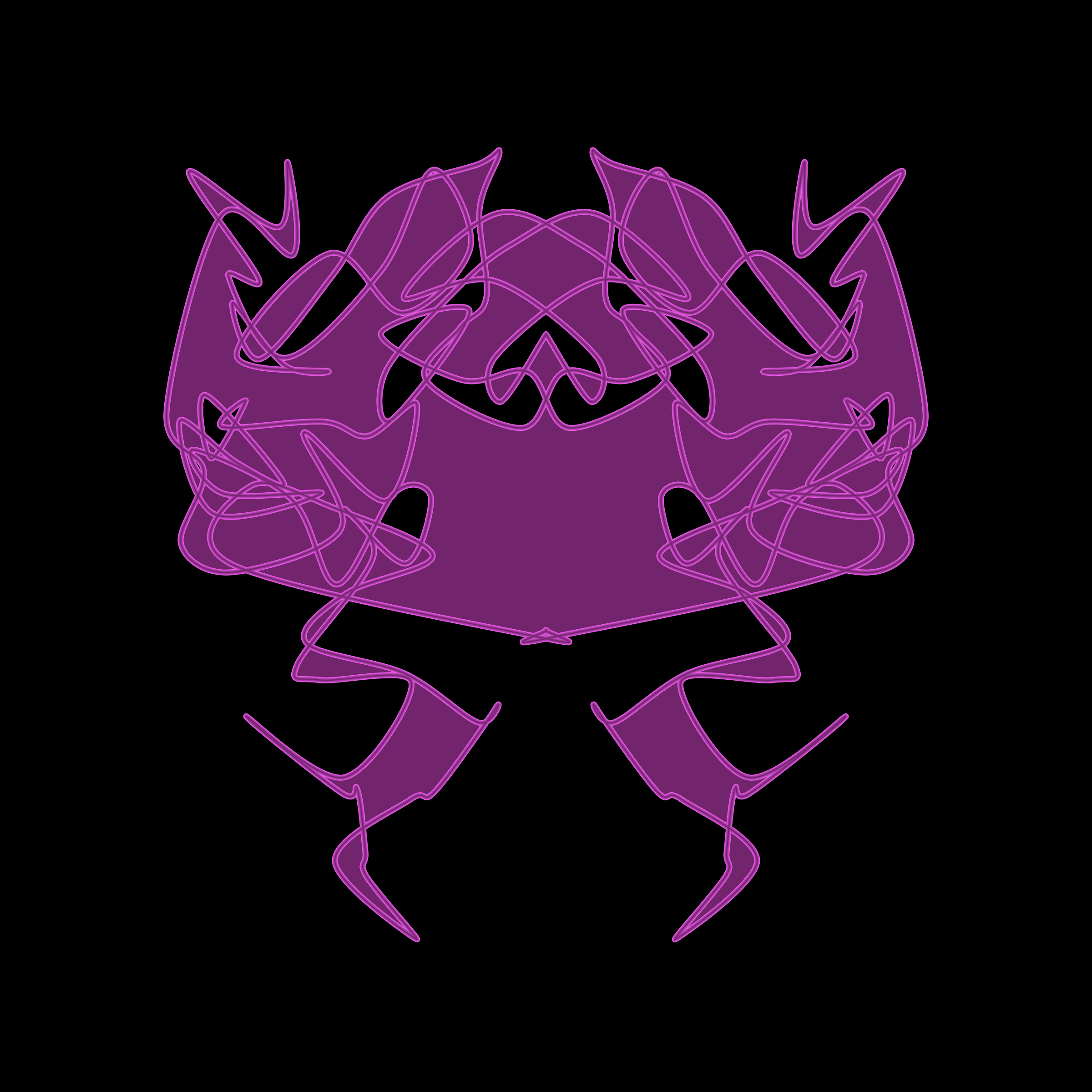 Art Blocks - Art Blocks v2 - Cryptoblots #87 - NFT # 3000087