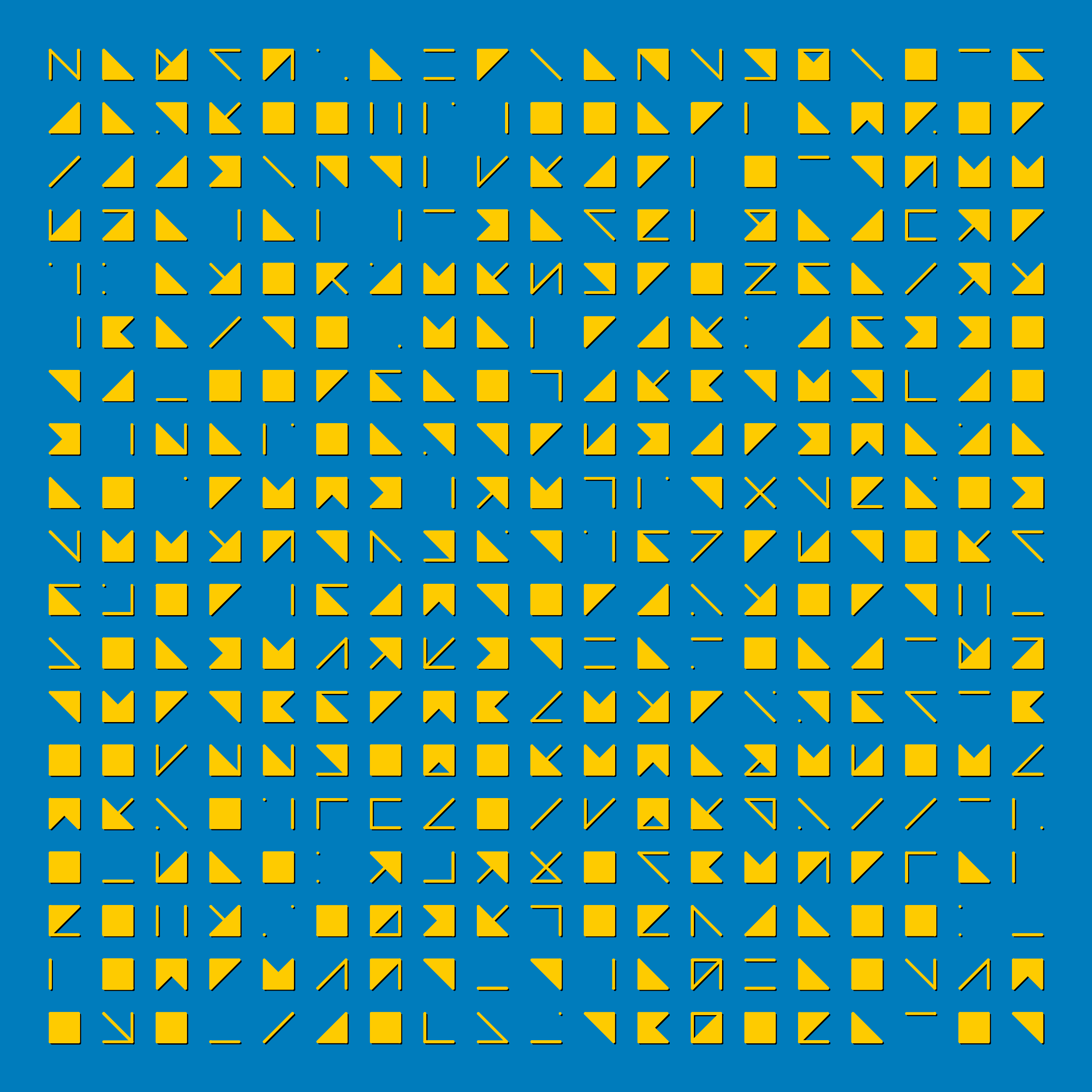 Art Blocks - Art Blocks v2 - Hieroglyphs #870 - NFT # 30000870