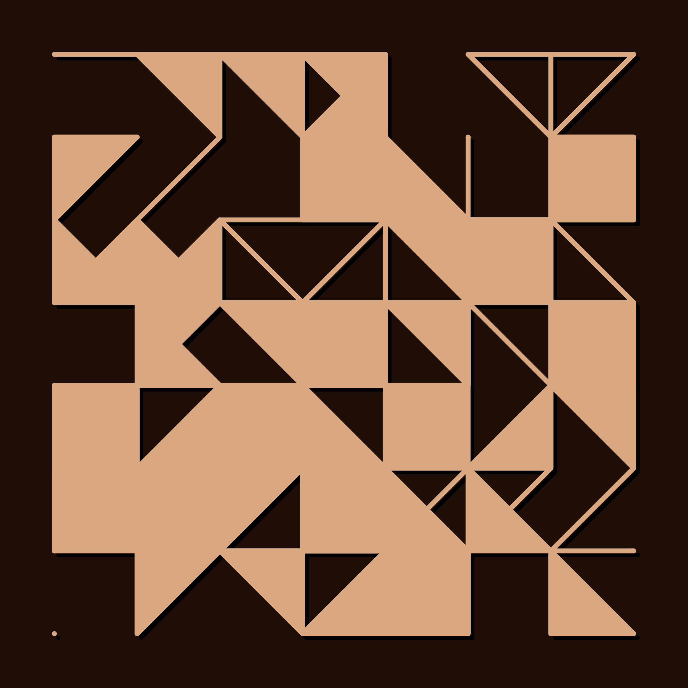 Art Blocks - Art Blocks v2 - Hieroglyphs #873 - NFT # 30000873