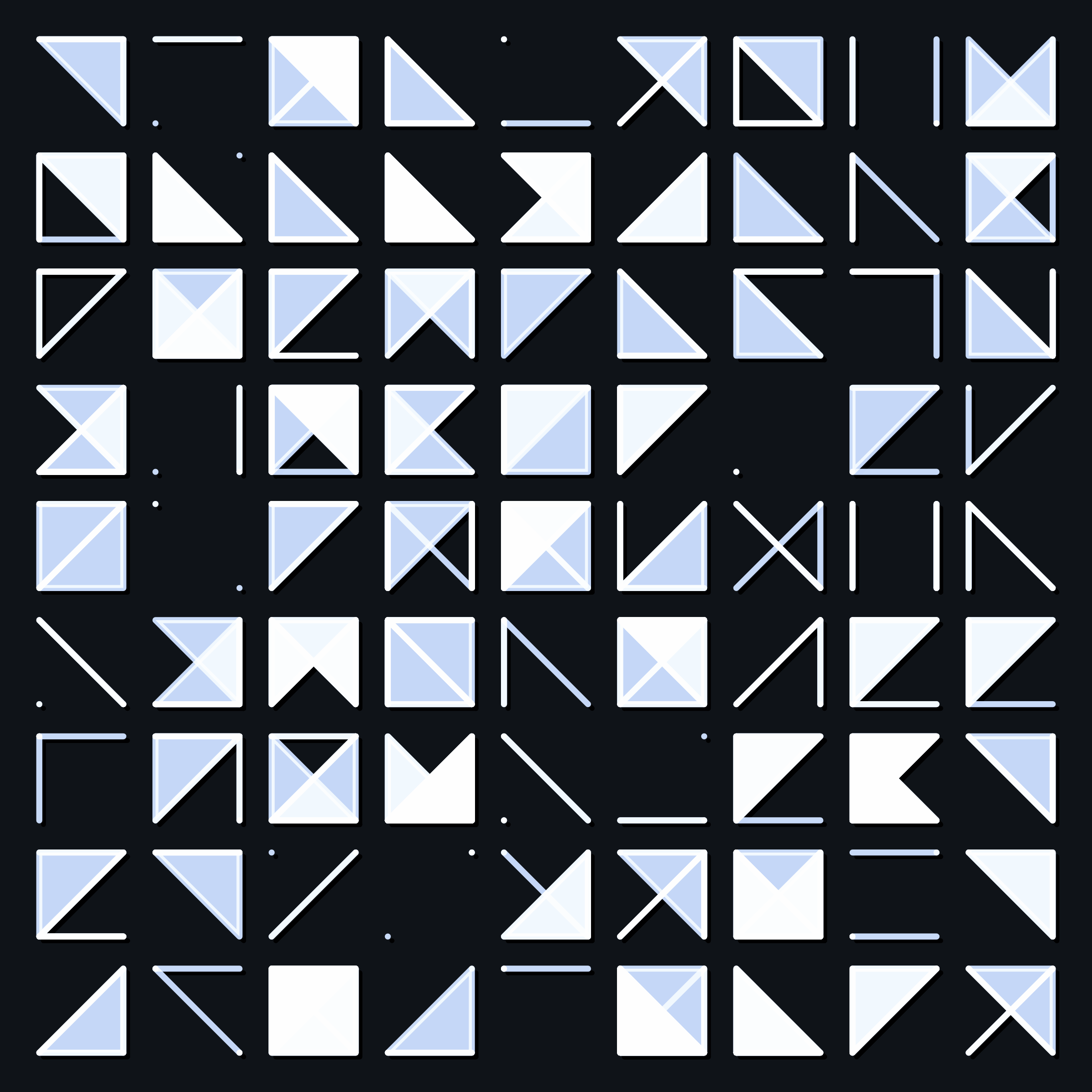 Art Blocks - Art Blocks v2 - Hieroglyphs #876 - NFT # 30000876