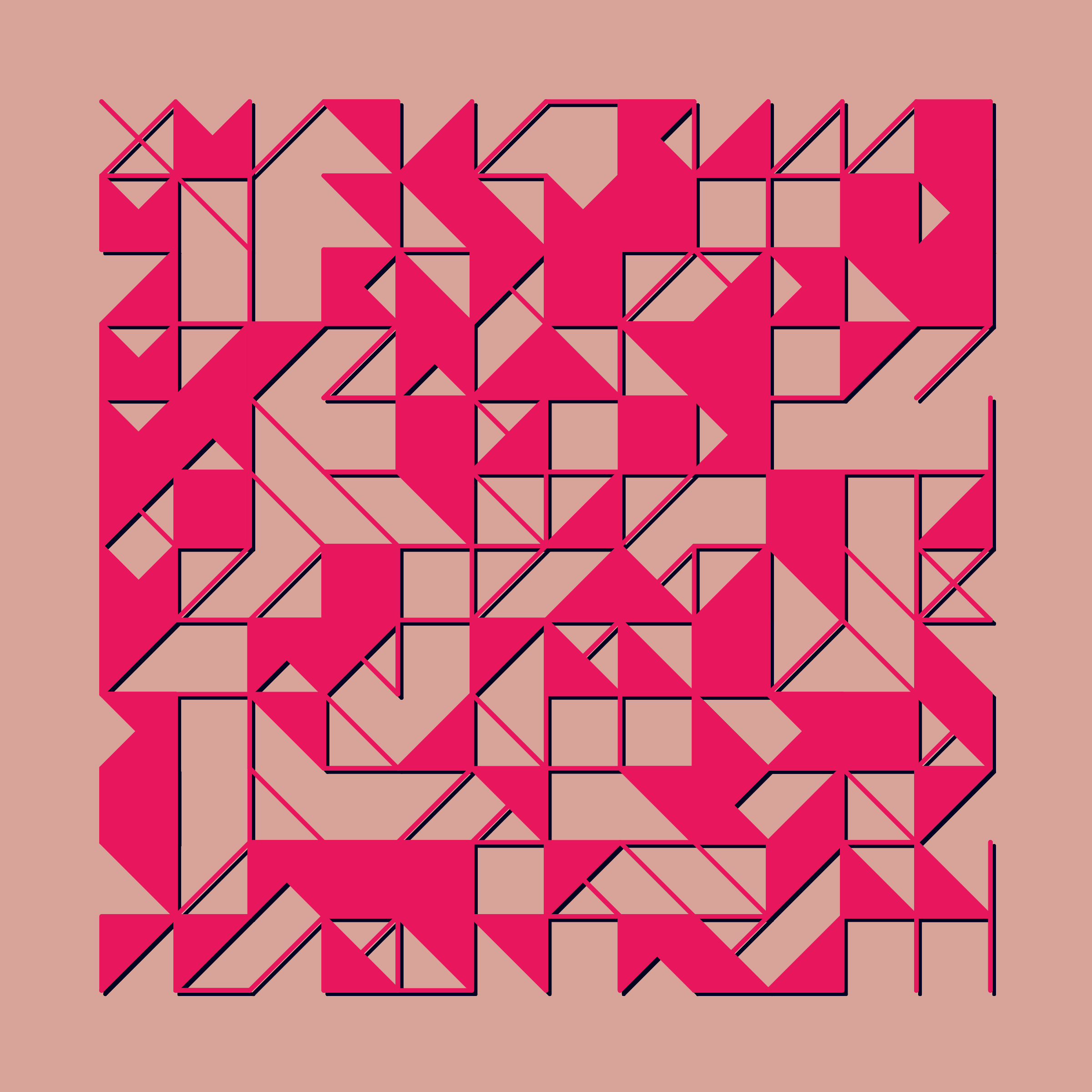 Art Blocks - Art Blocks v2 - Hieroglyphs #886 - NFT # 30000886