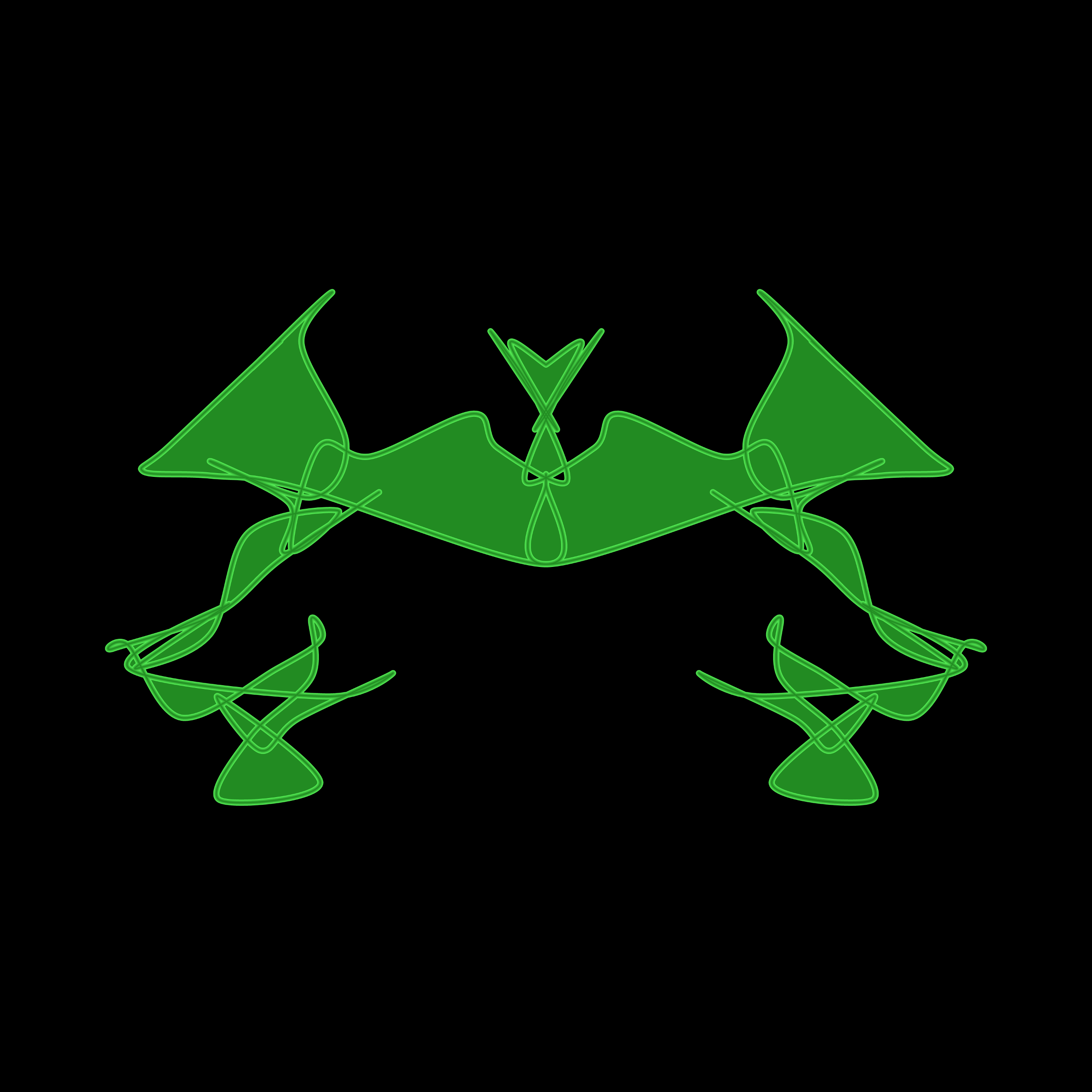 Art Blocks - Art Blocks v2 - Cryptoblots #90 - NFT # 3000090