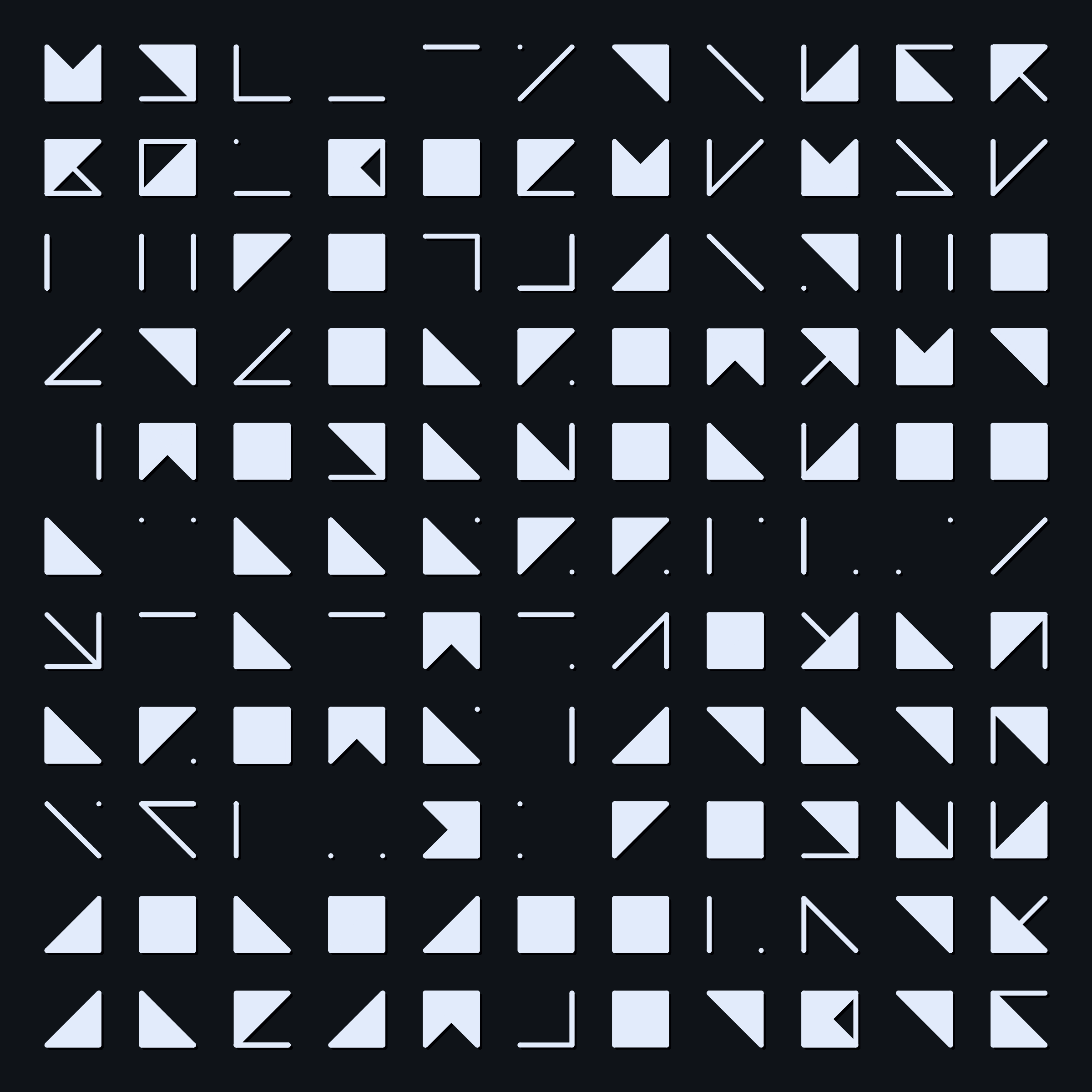 Art Blocks - Art Blocks v2 - Hieroglyphs #952 - NFT # 30000952