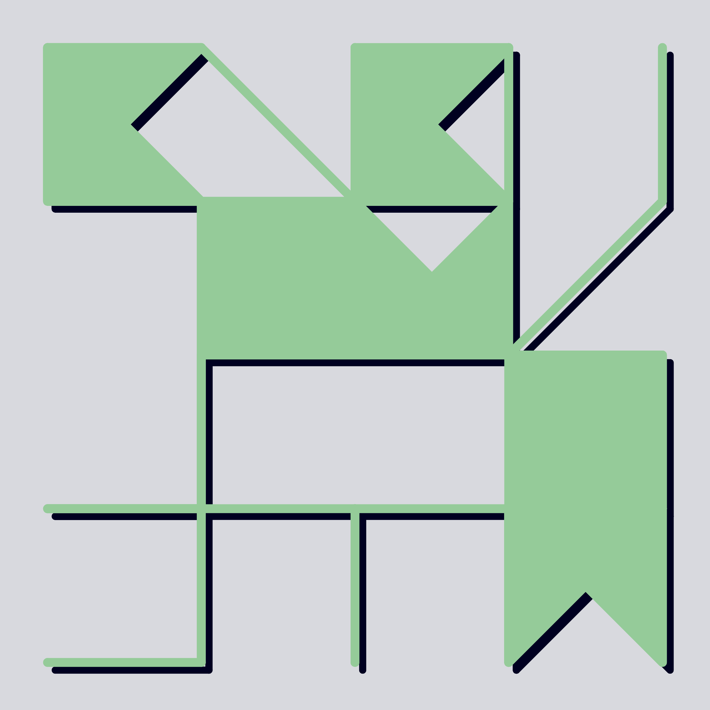 Art Blocks - Art Blocks v2 - Hieroglyphs #957 - NFT # 30000957