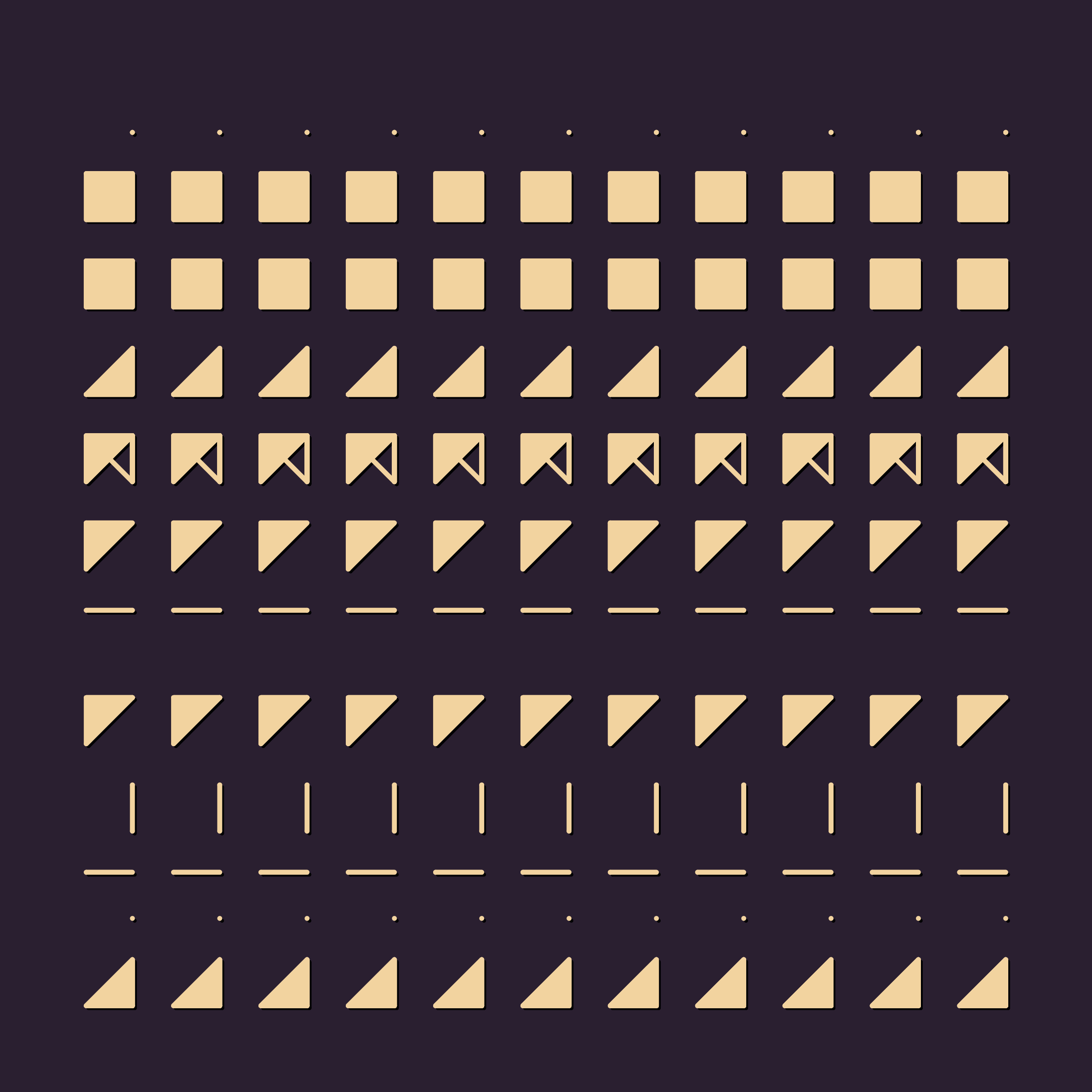 Art Blocks - Art Blocks v2 - Hieroglyphs #972 - NFT # 30000972