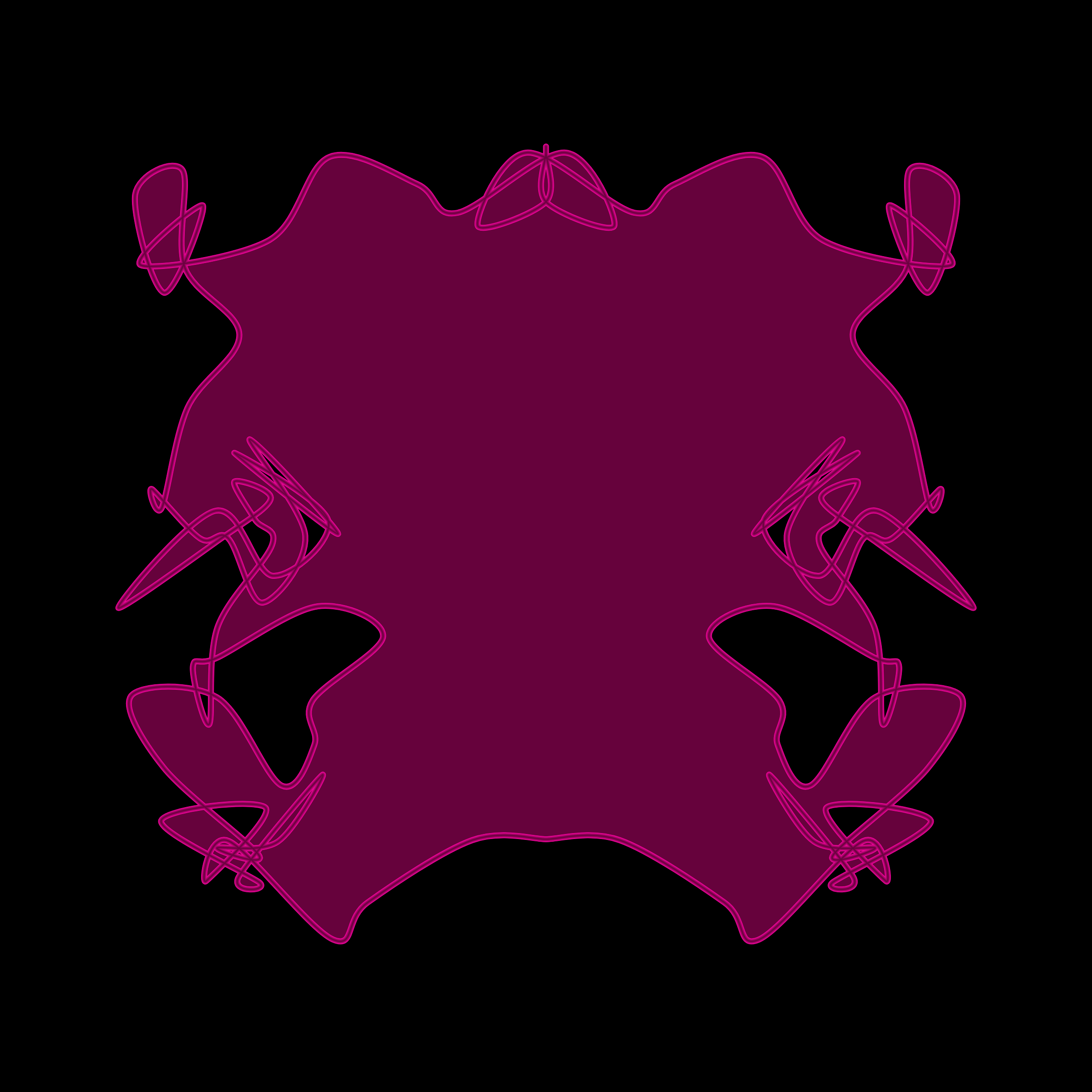 Art Blocks - Art Blocks v2 - Cryptoblots #105 - NFT # 3000105