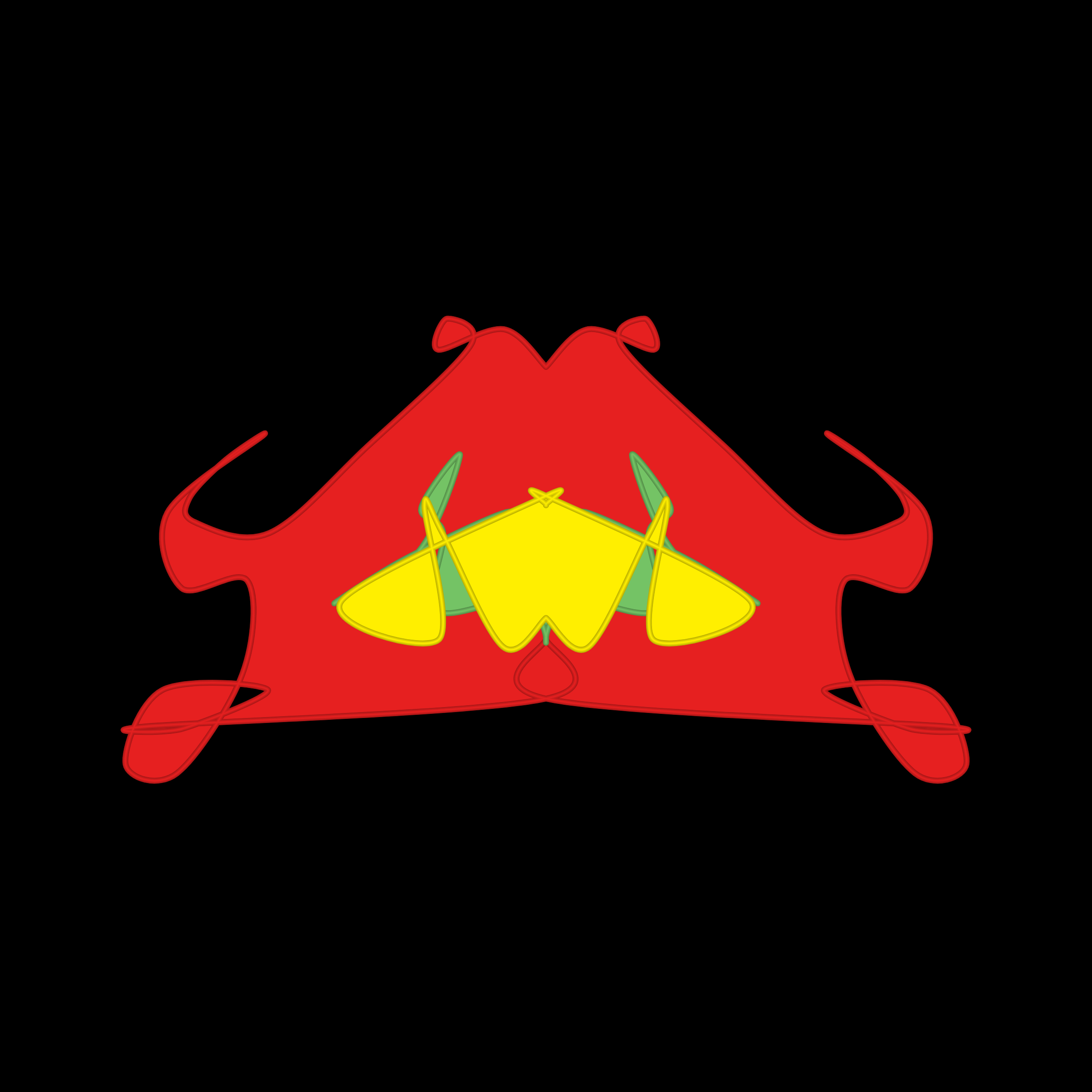 Art Blocks - Art Blocks v2 - Cryptoblots #115 - NFT # 3000115