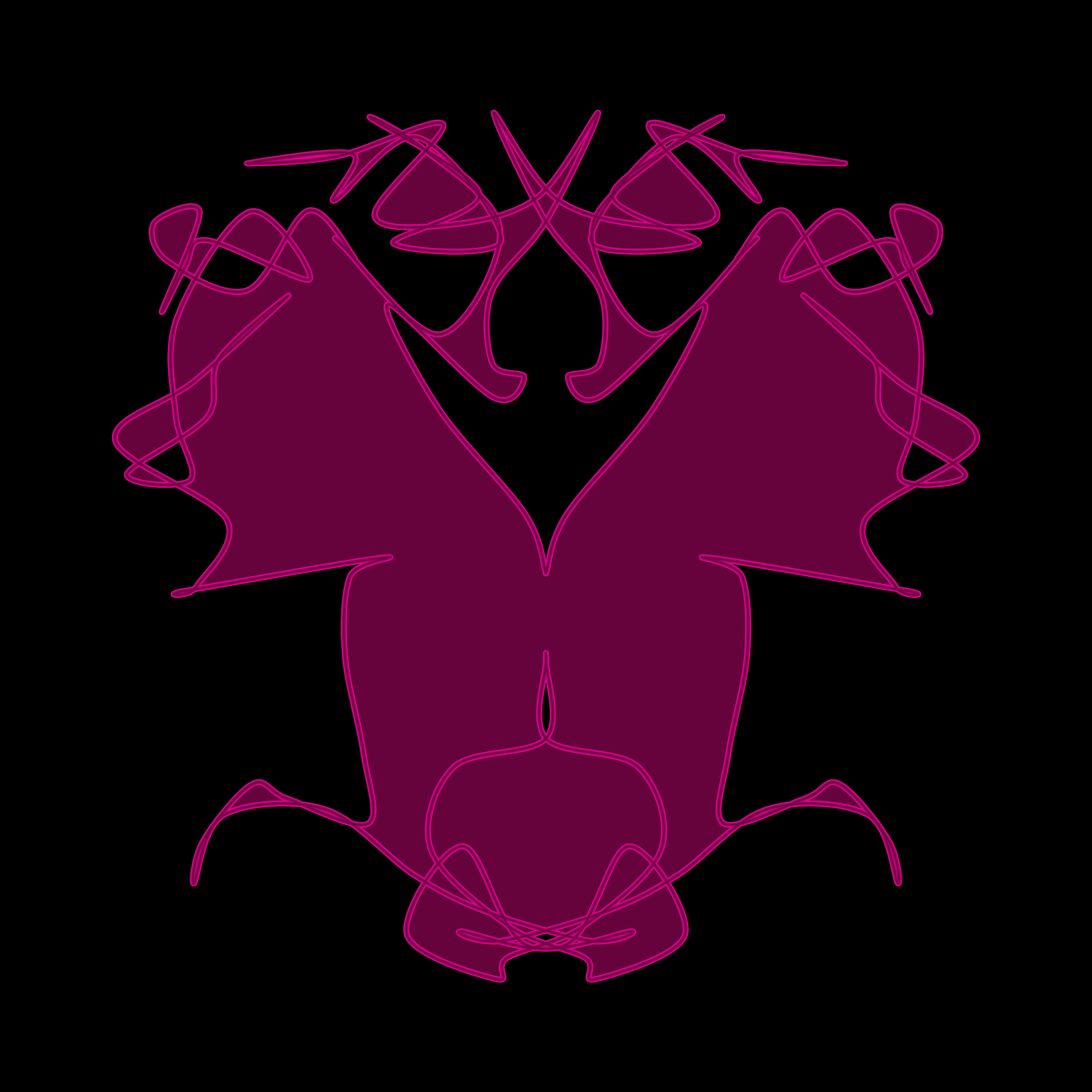 Art Blocks - Art Blocks v2 - Cryptoblots #122 - NFT # 3000122