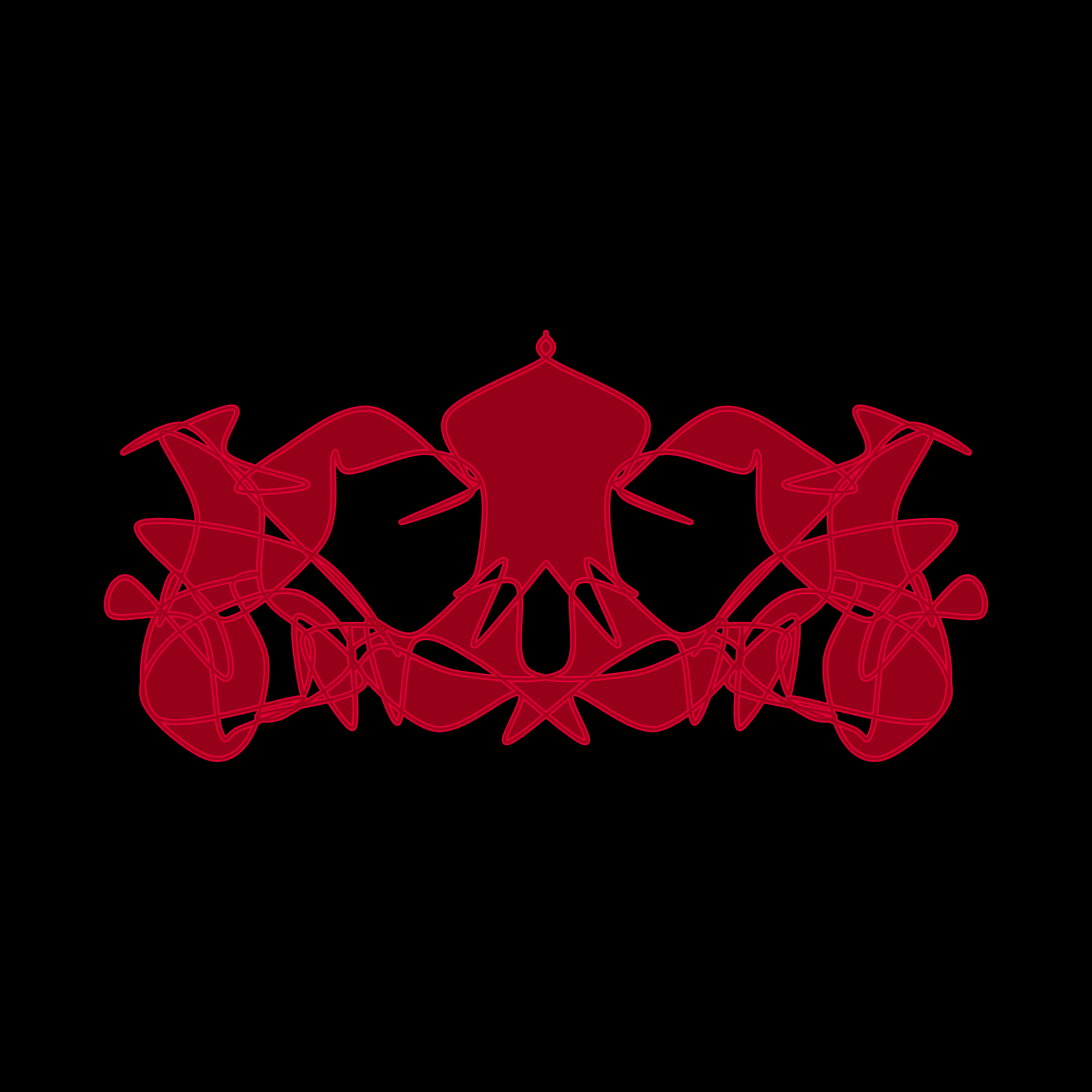 Art Blocks - Art Blocks v2 - Cryptoblots #127 - NFT # 3000127