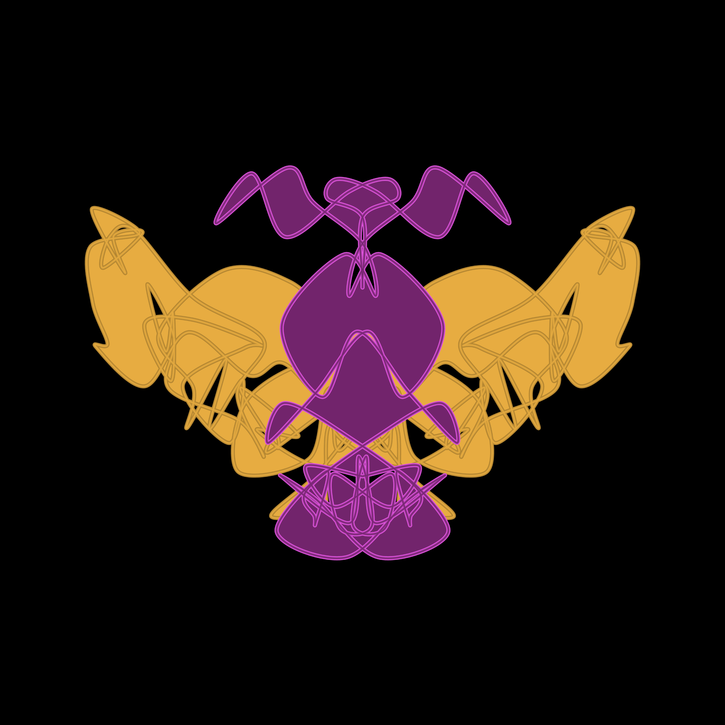 Art Blocks - Art Blocks v2 - Cryptoblots #129 - NFT # 3000129