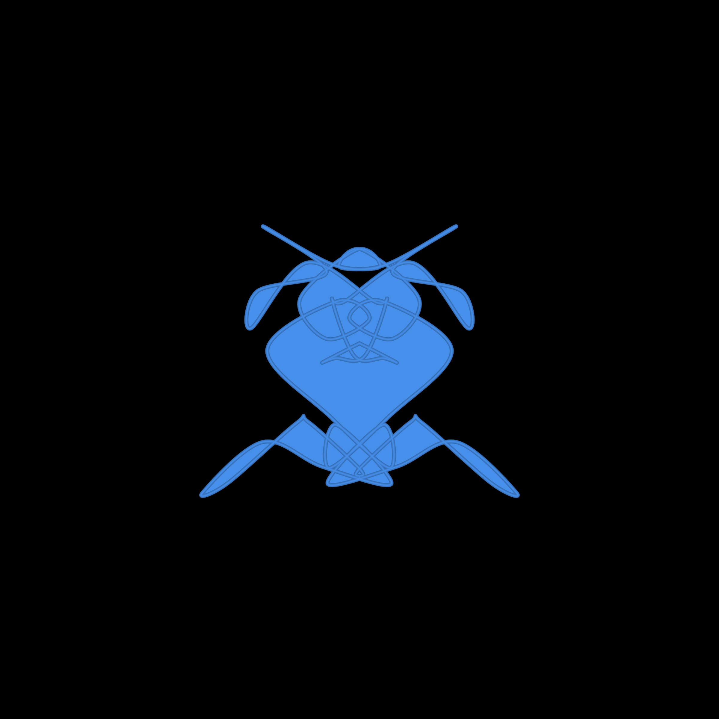 Art Blocks - Art Blocks v2 - Cryptoblots #132 - NFT # 3000132