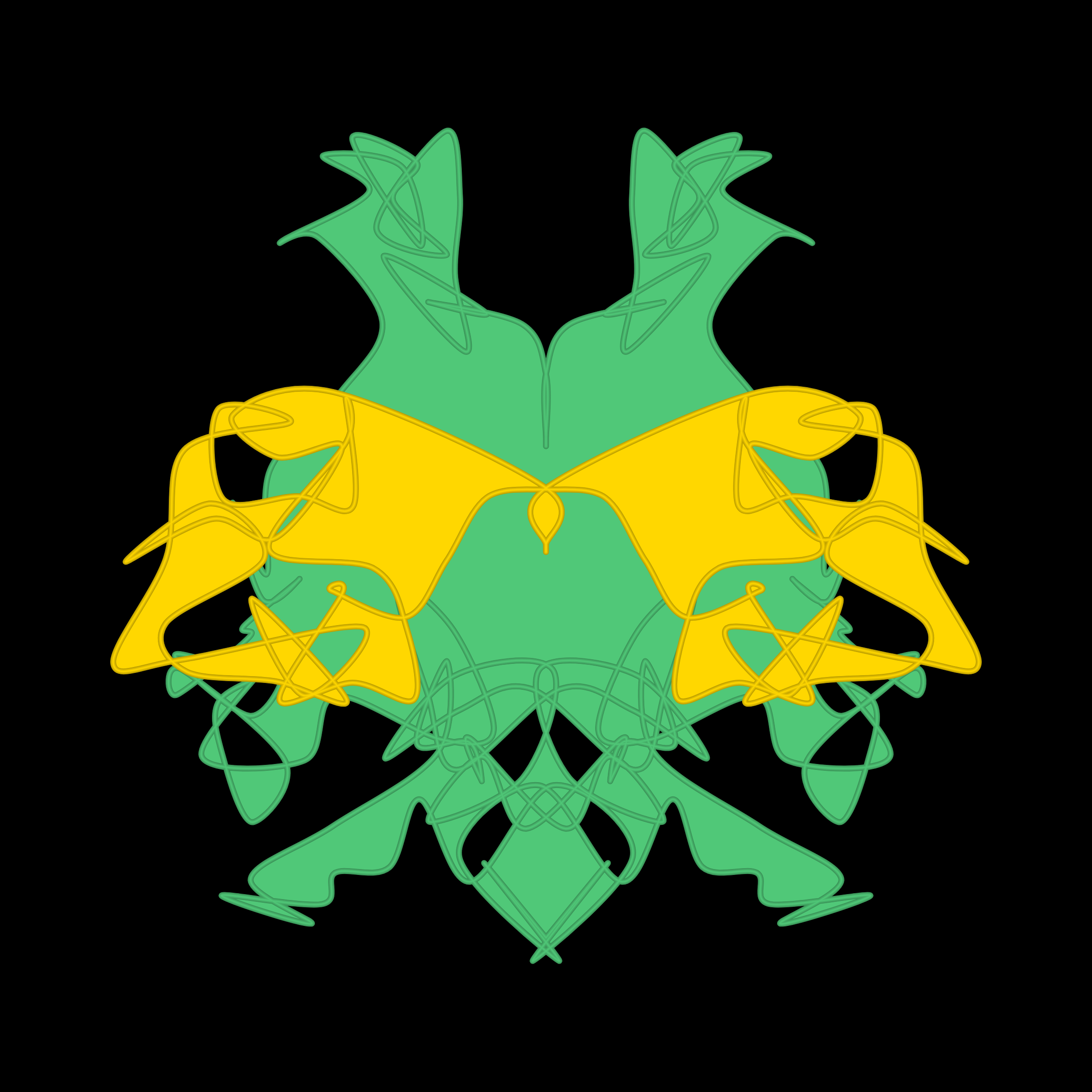 Art Blocks - Art Blocks v2 - Cryptoblots #135 - NFT # 3000135