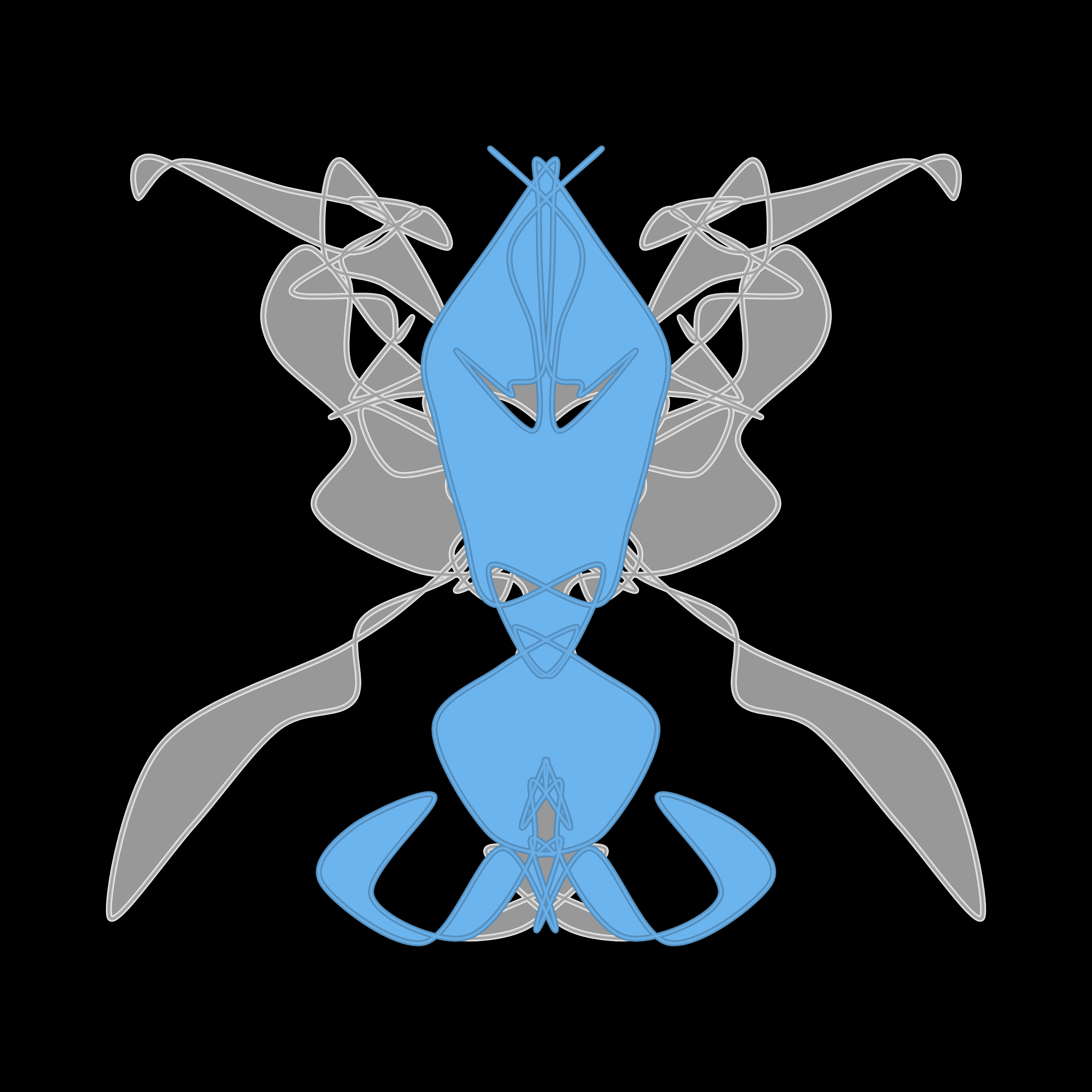 Art Blocks - Art Blocks v2 - Cryptoblots #142 - NFT # 3000142