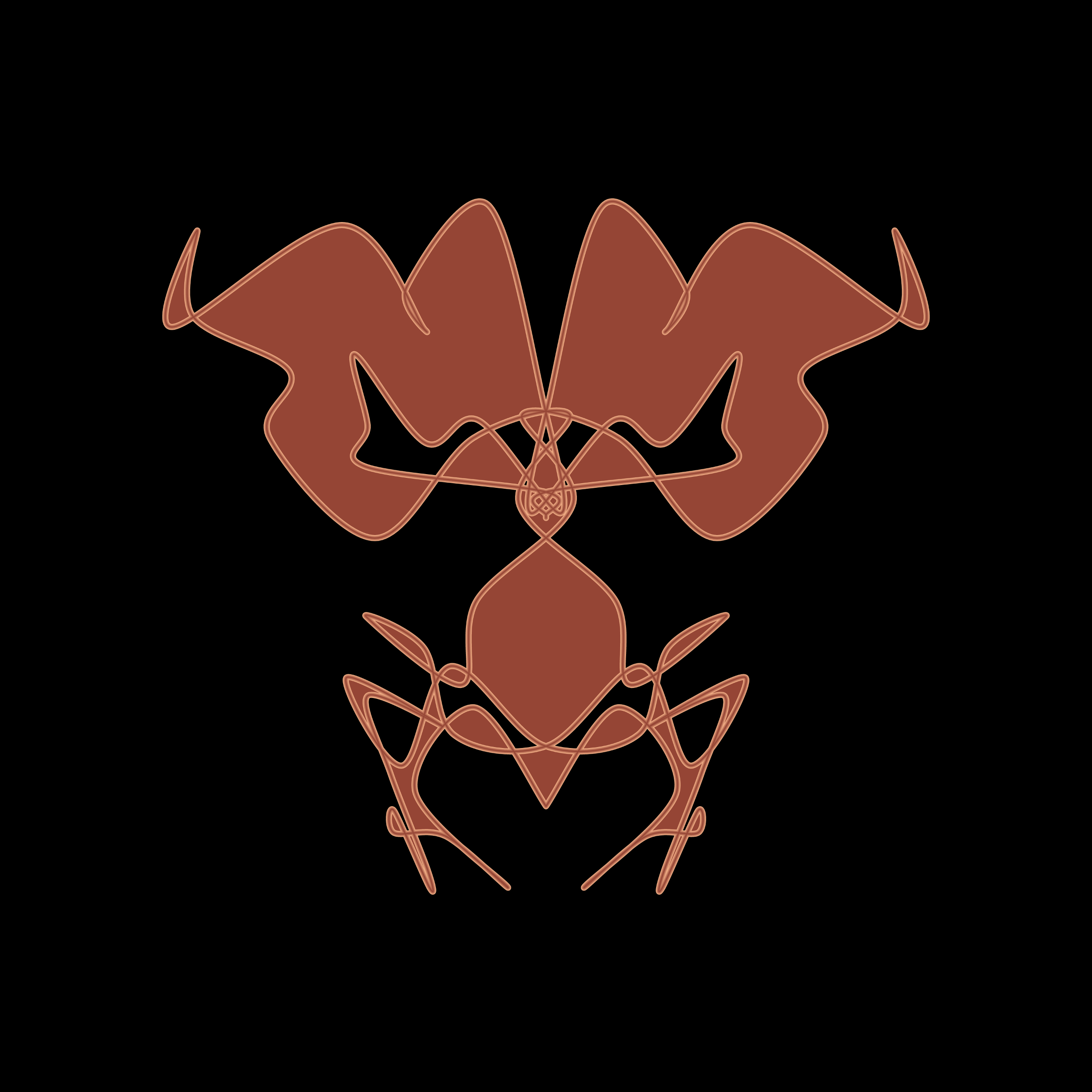 Art Blocks - Art Blocks v2 - Cryptoblots #143 - NFT # 3000143