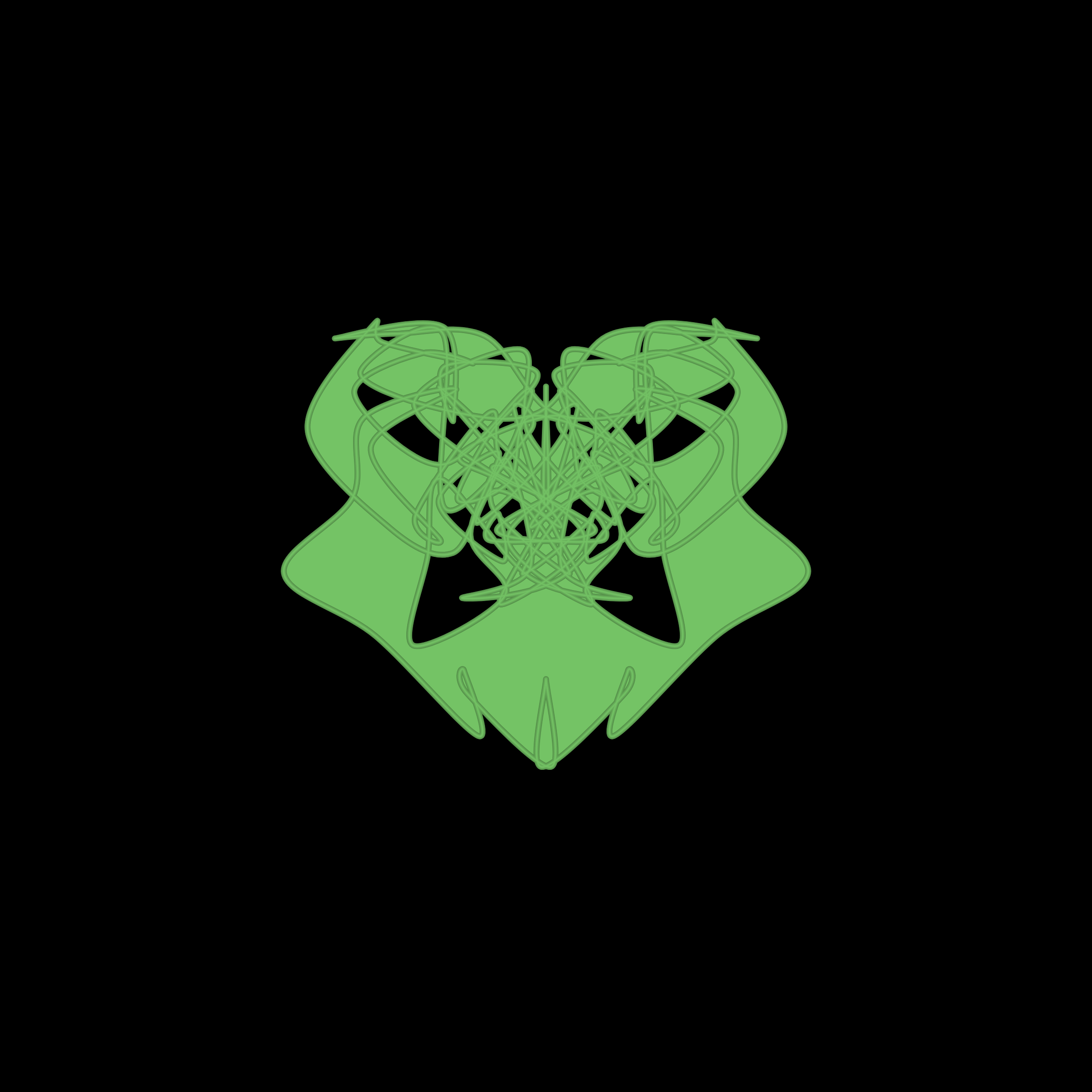 Art Blocks - Art Blocks v2 - Cryptoblots #159 - NFT # 3000159