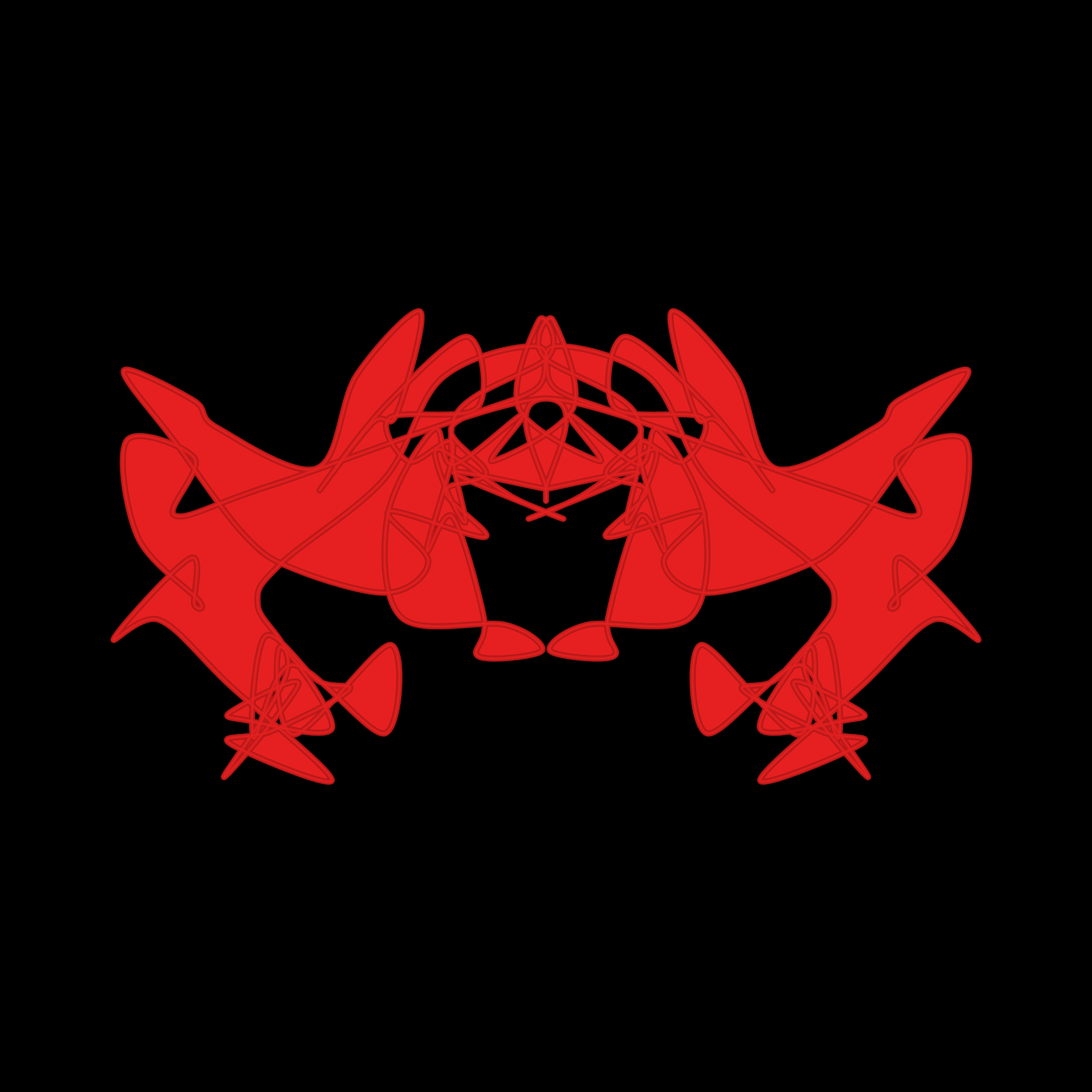 Art Blocks - Art Blocks v2 - Cryptoblots #168 - NFT # 3000168