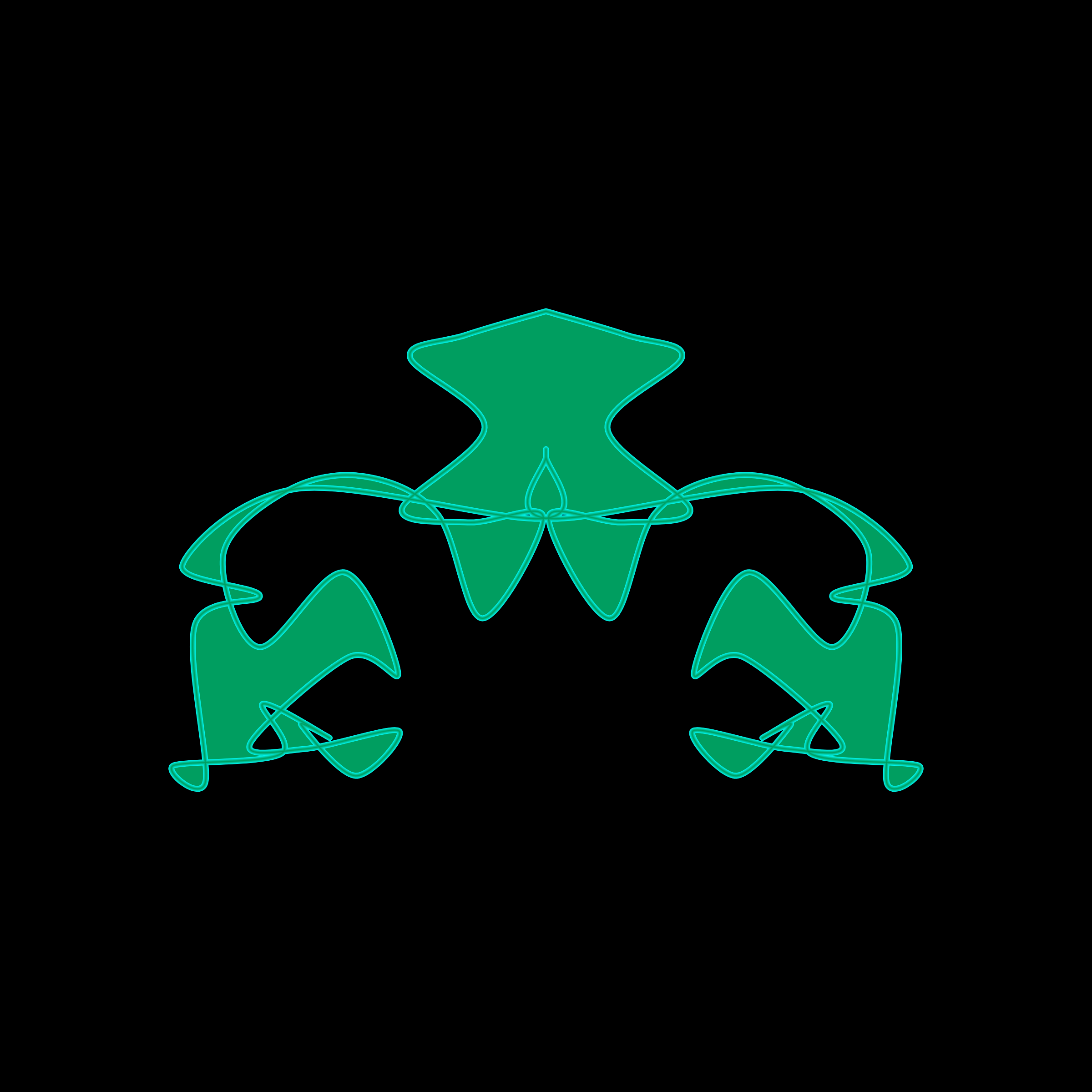 Art Blocks - Art Blocks v2 - Cryptoblots #175 - NFT # 3000175