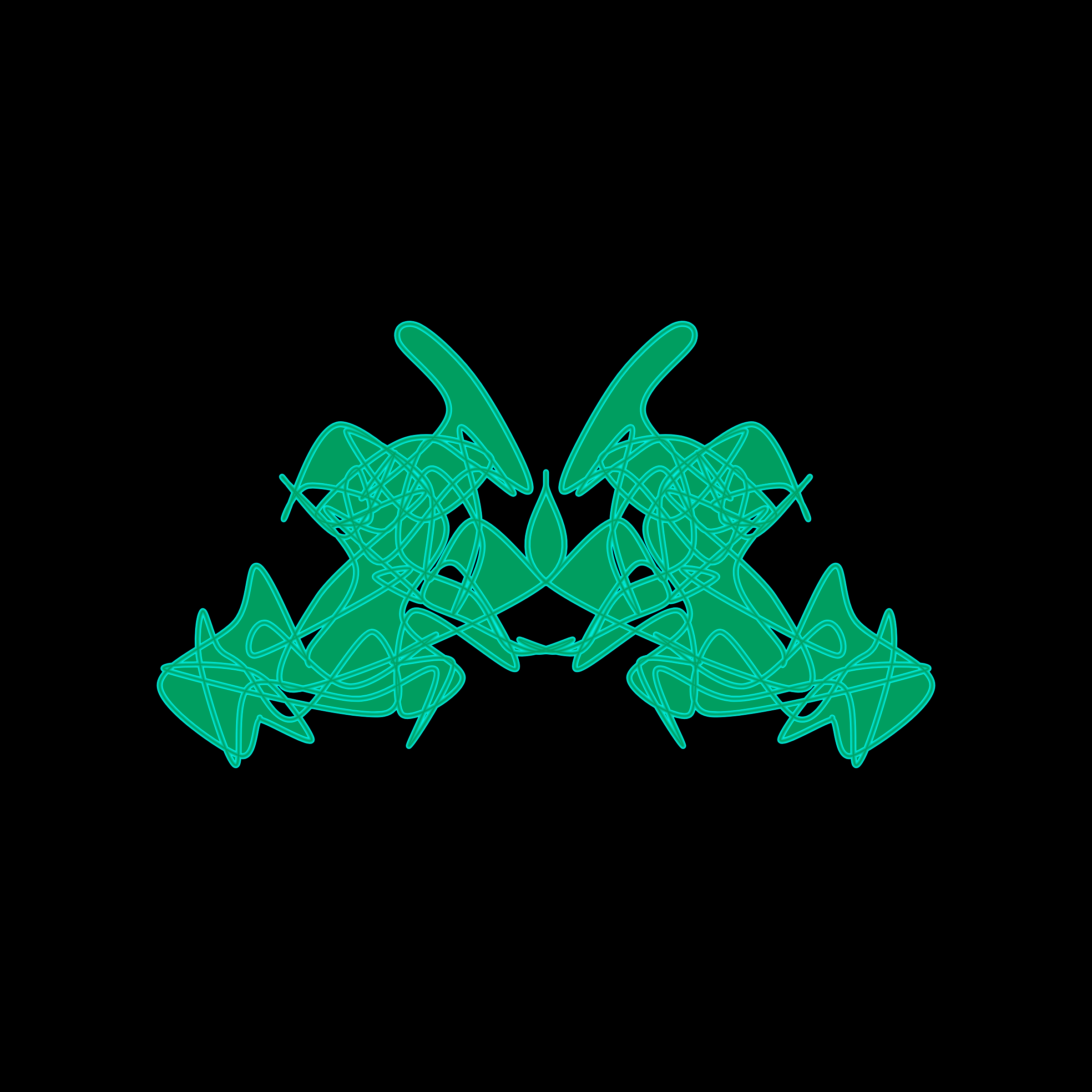 Art Blocks - Art Blocks v2 - Cryptoblots #180 - NFT # 3000180