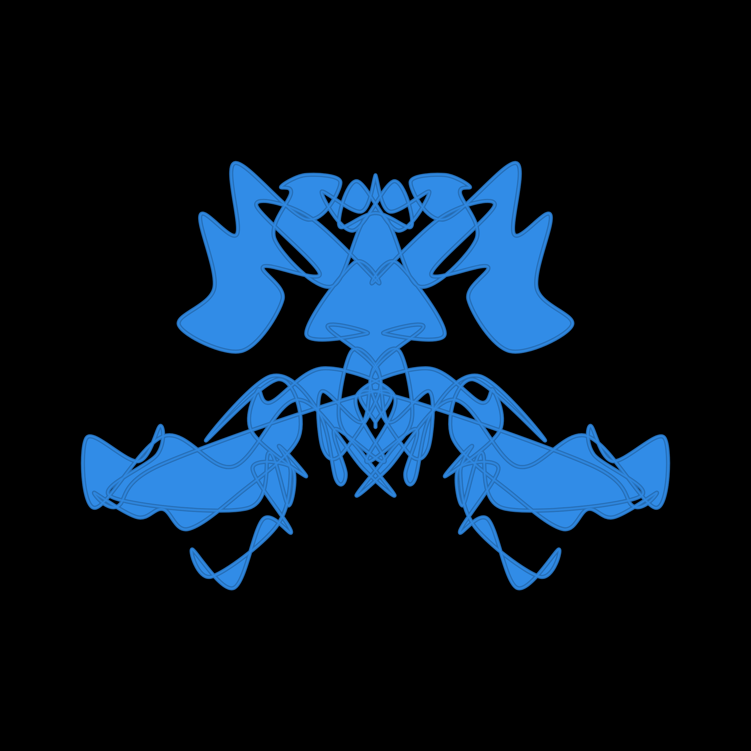 Art Blocks - Art Blocks v2 - Cryptoblots #182 - NFT # 3000182