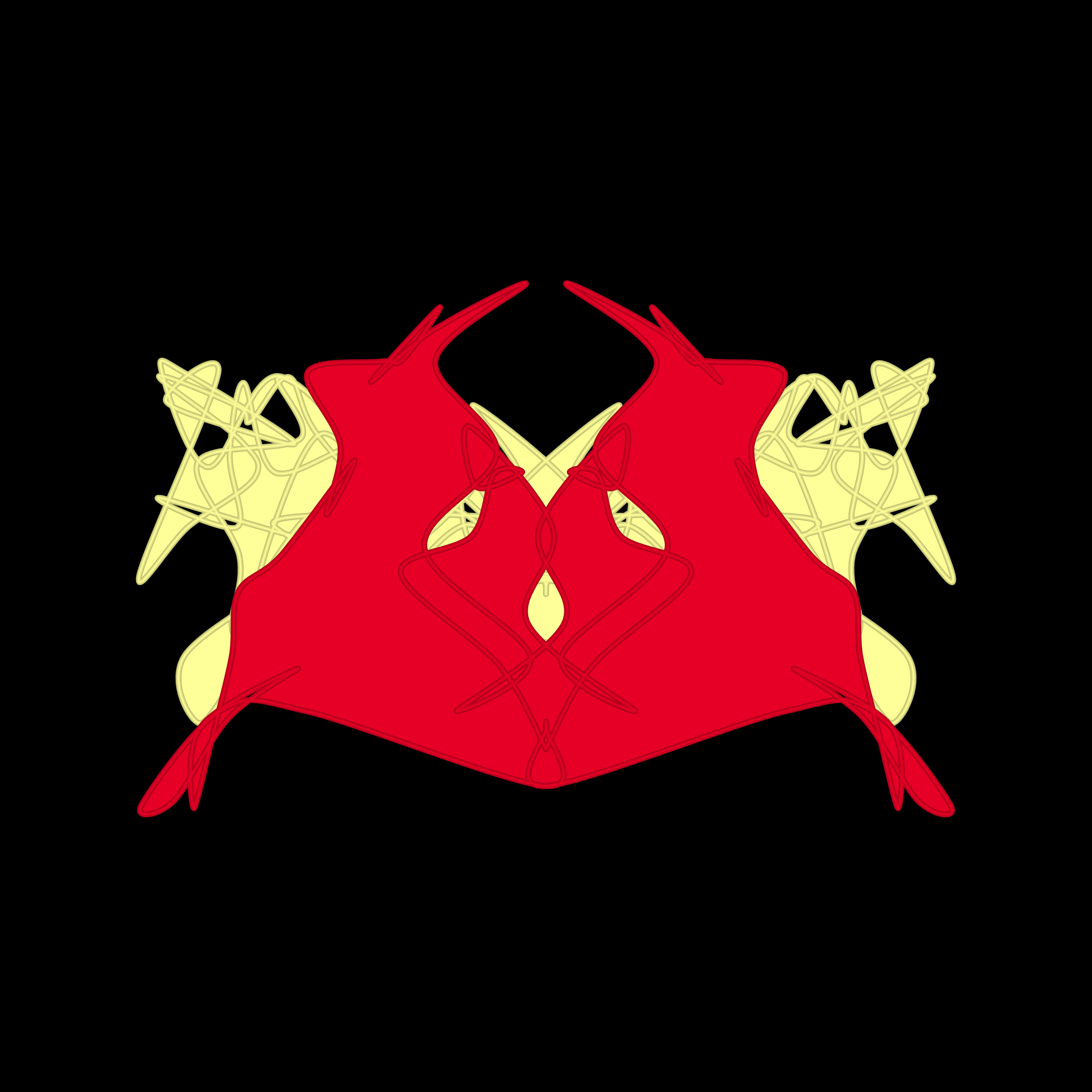 Art Blocks - Art Blocks v2 - Cryptoblots #184 - NFT # 3000184